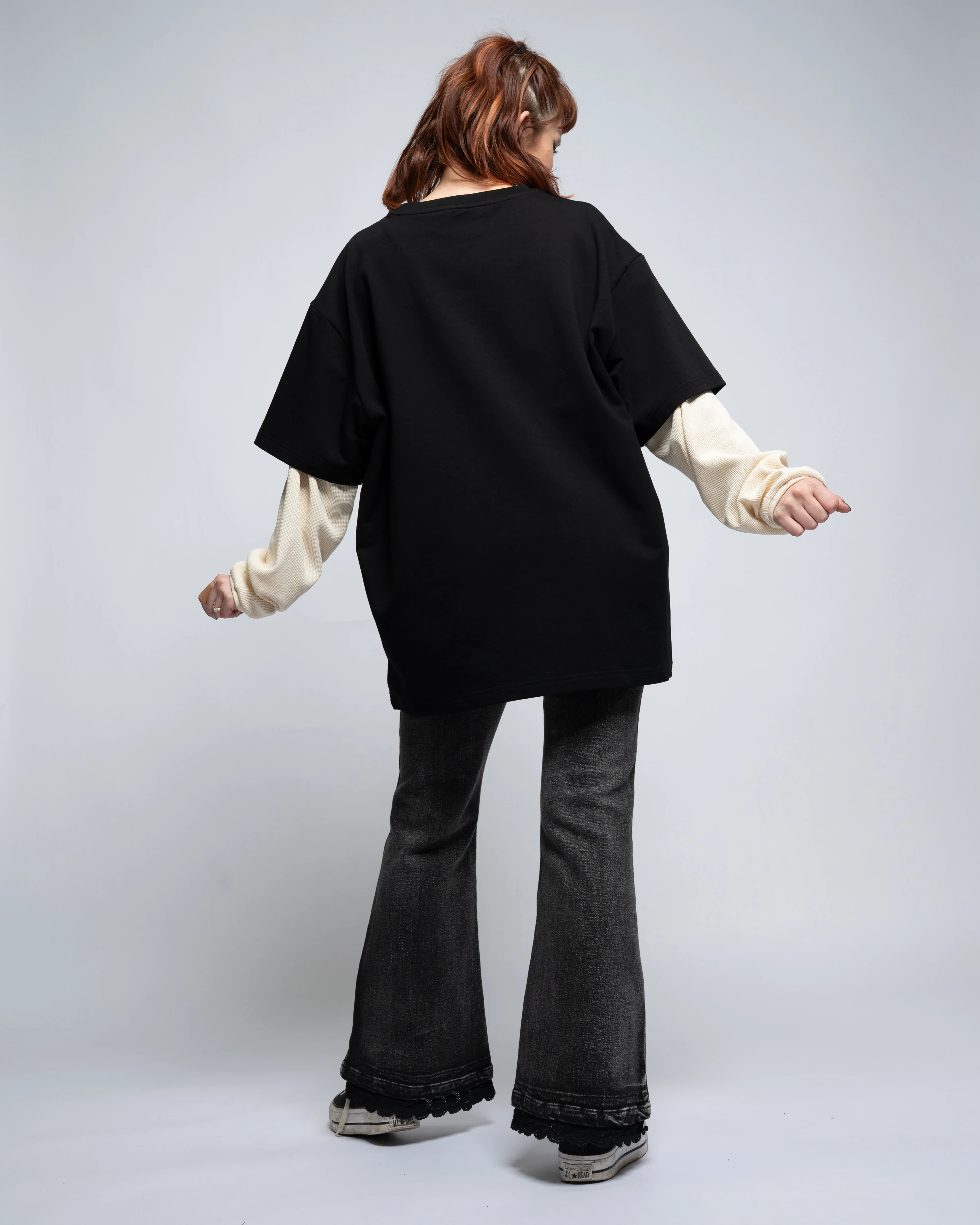 Layered Waffle Knit Long Sleeve - Image 5