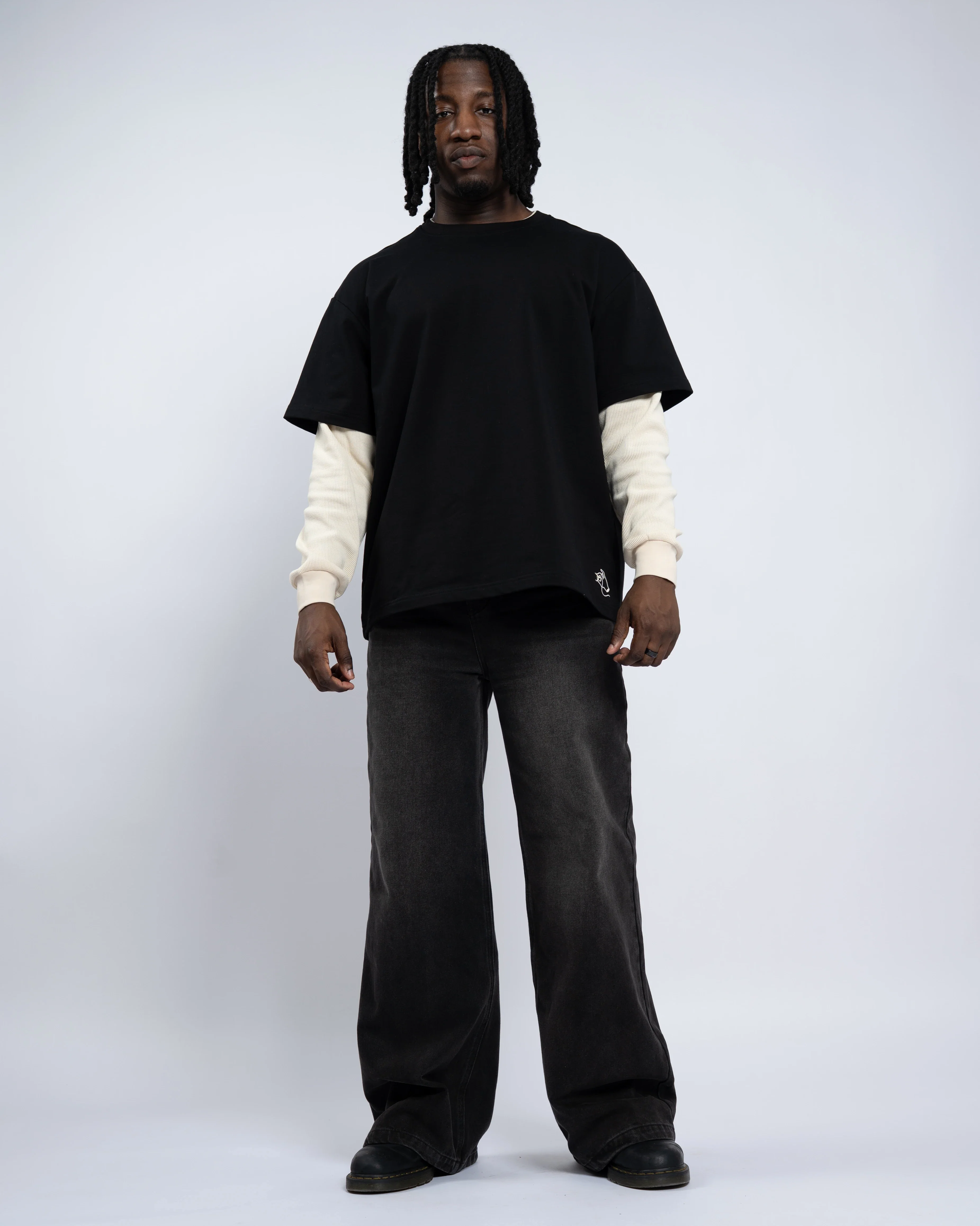 Layered Waffle Knit Long Sleeve - Image 6