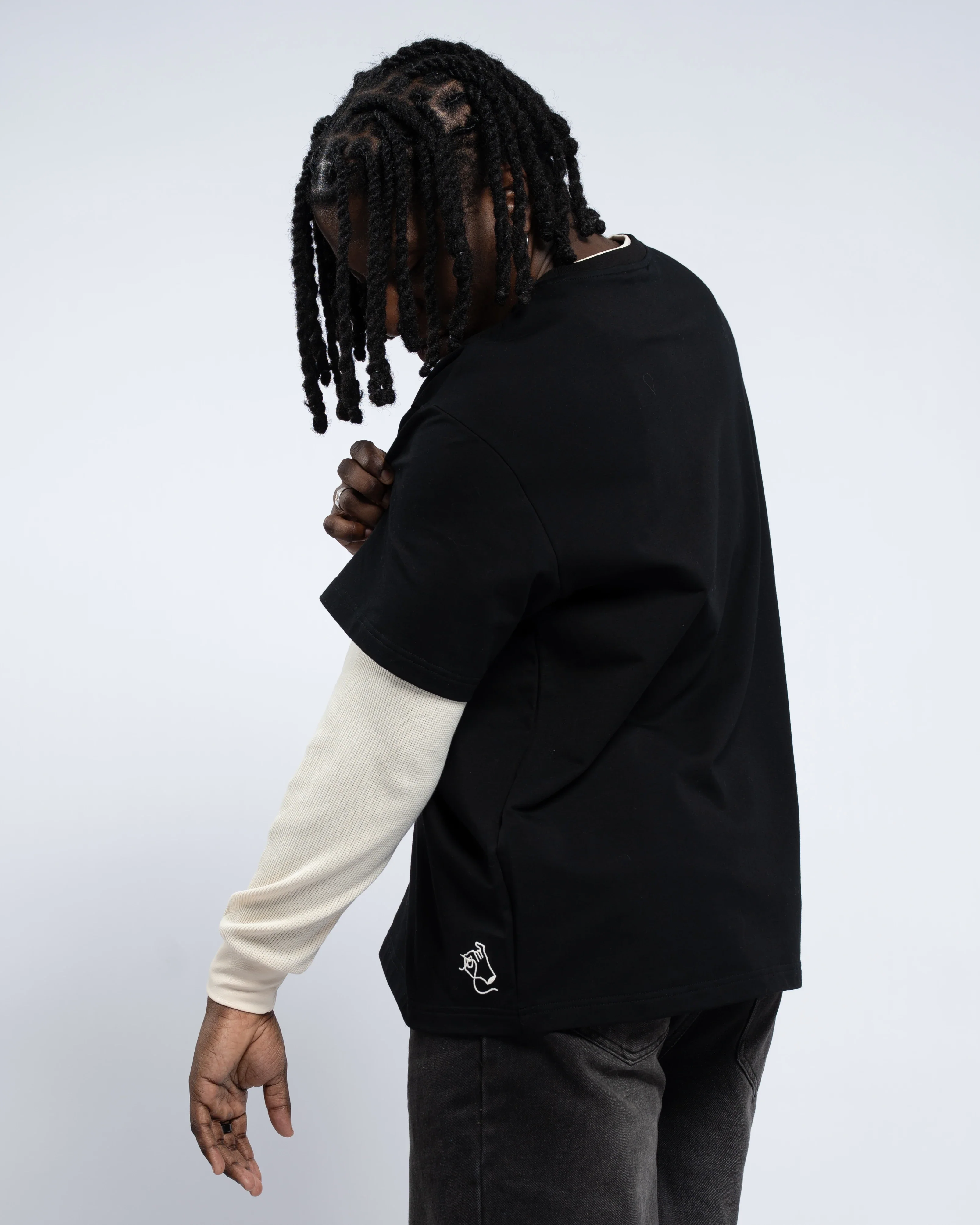 Layered Waffle Knit Long Sleeve - Image 9