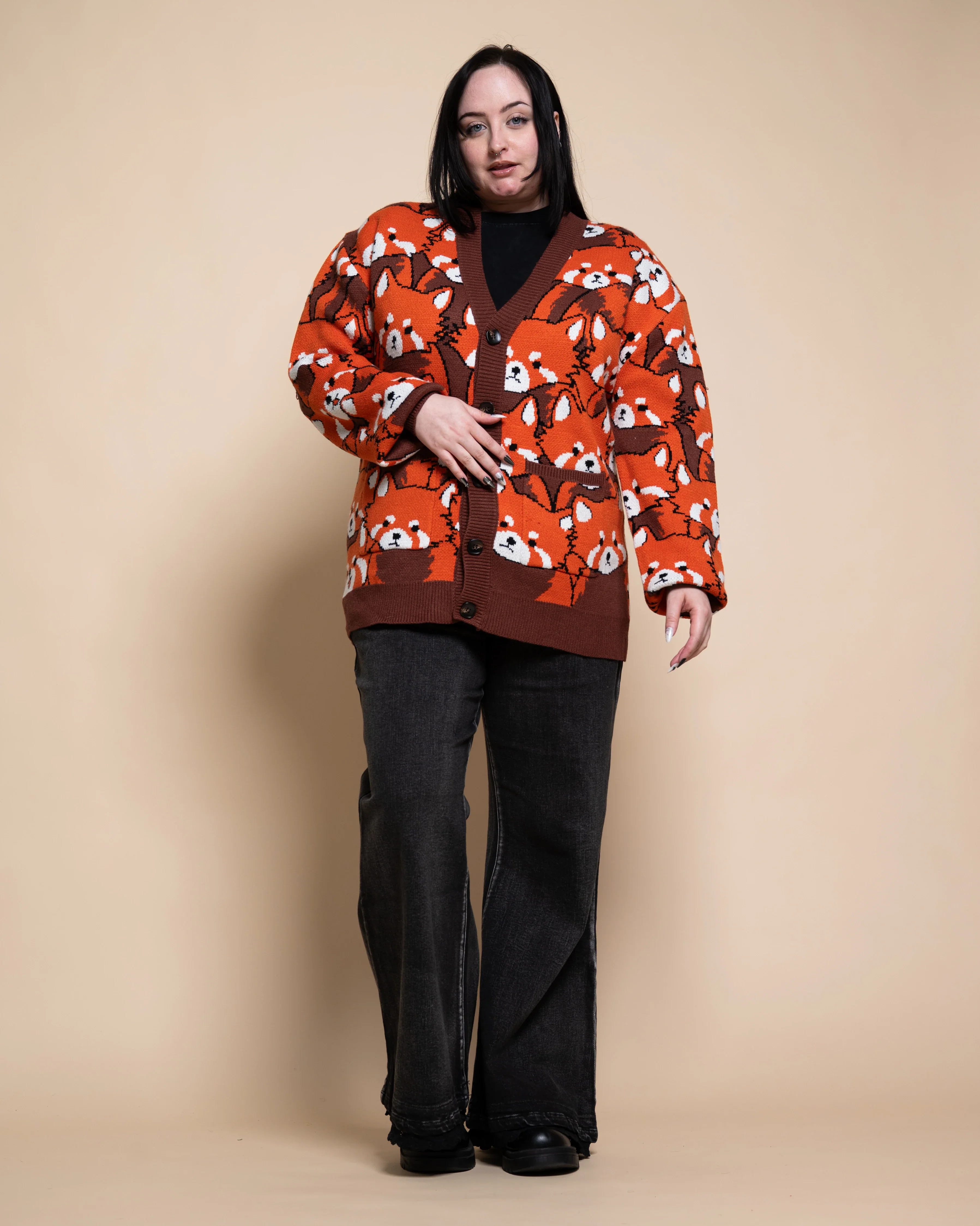 Left on Red Panda Cardigan - Image 3