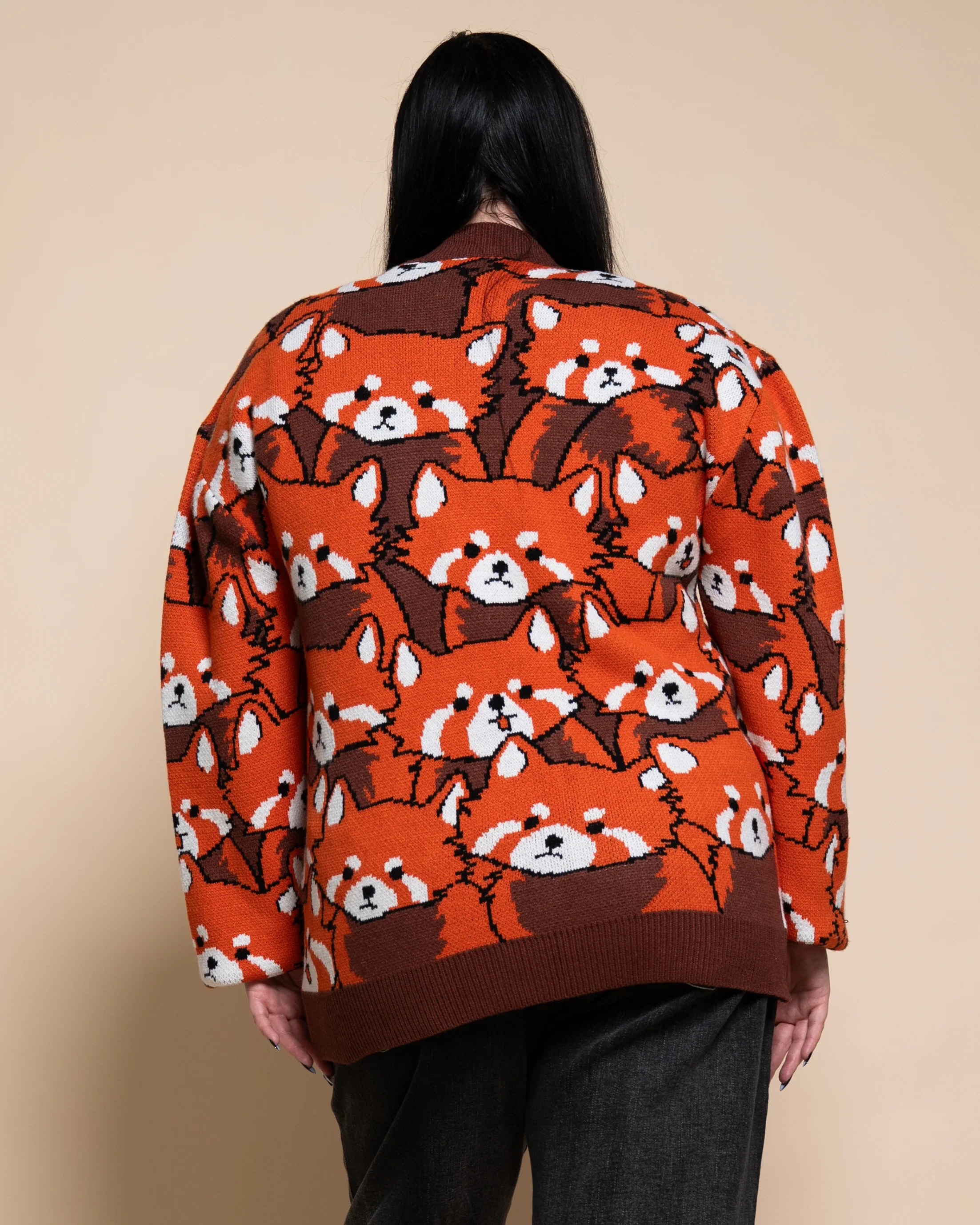 Left on Red Panda Cardigan - Image 5