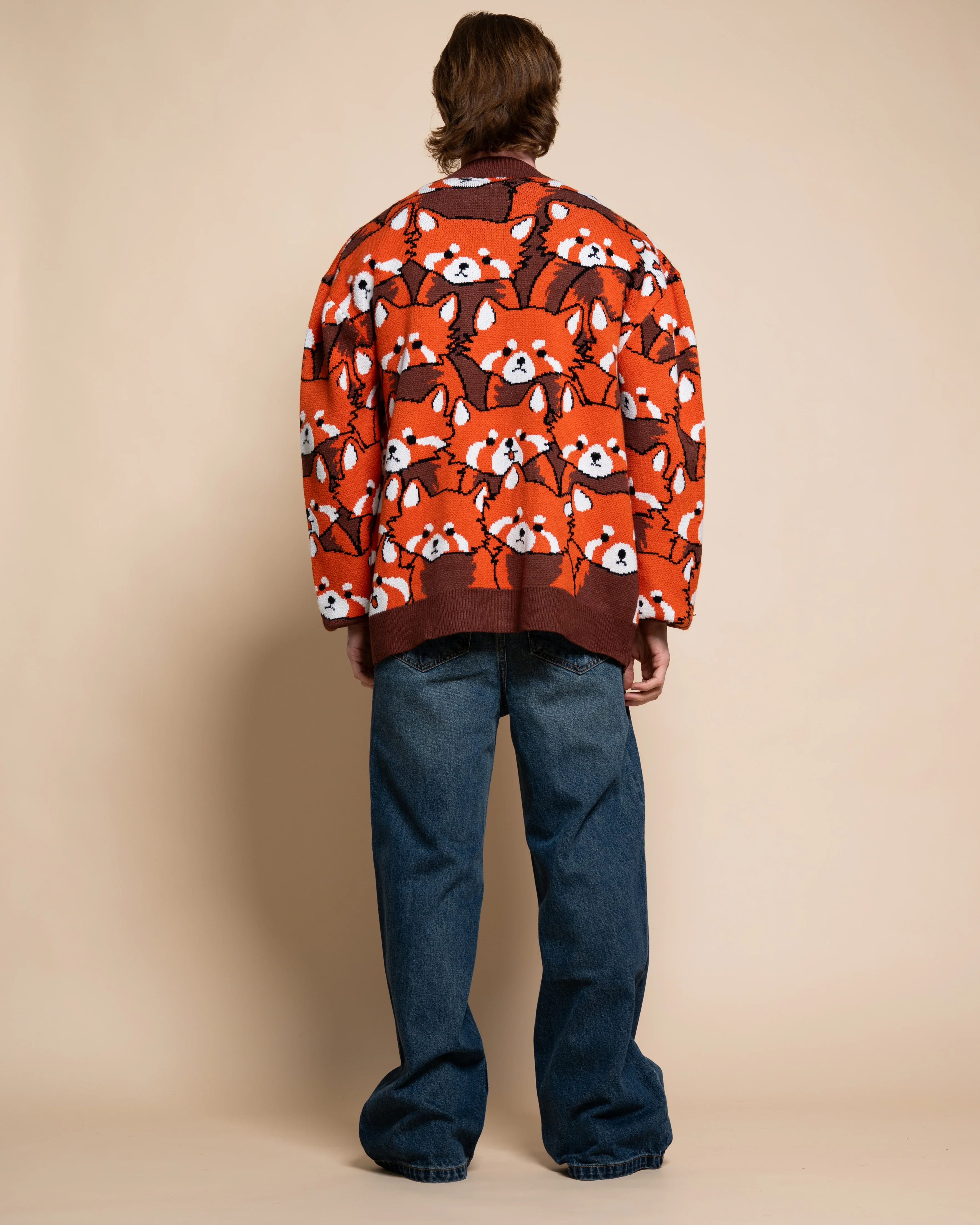 Left on Red Panda Cardigan - Image 8