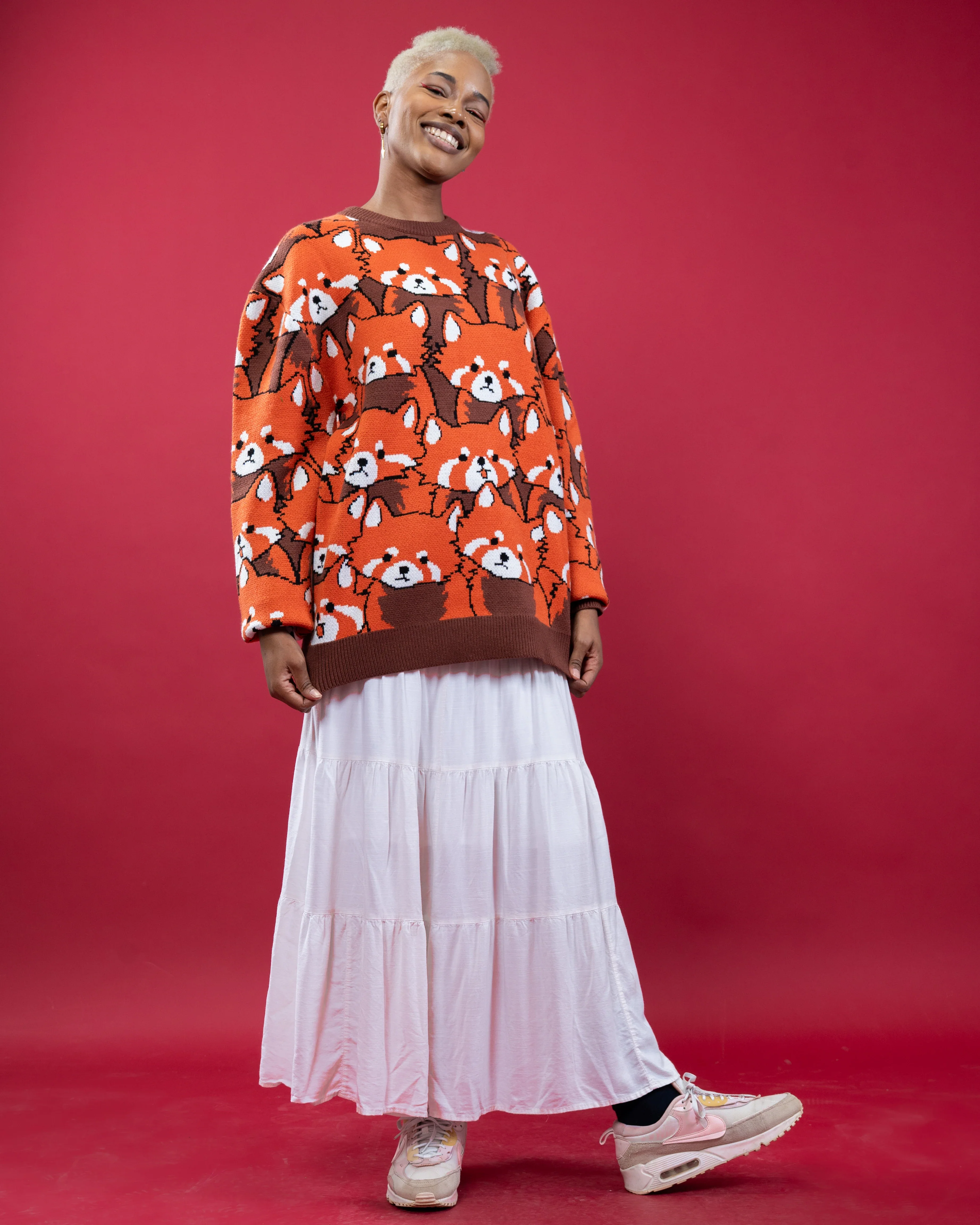 Left on Red Panda Sweater - Image 3