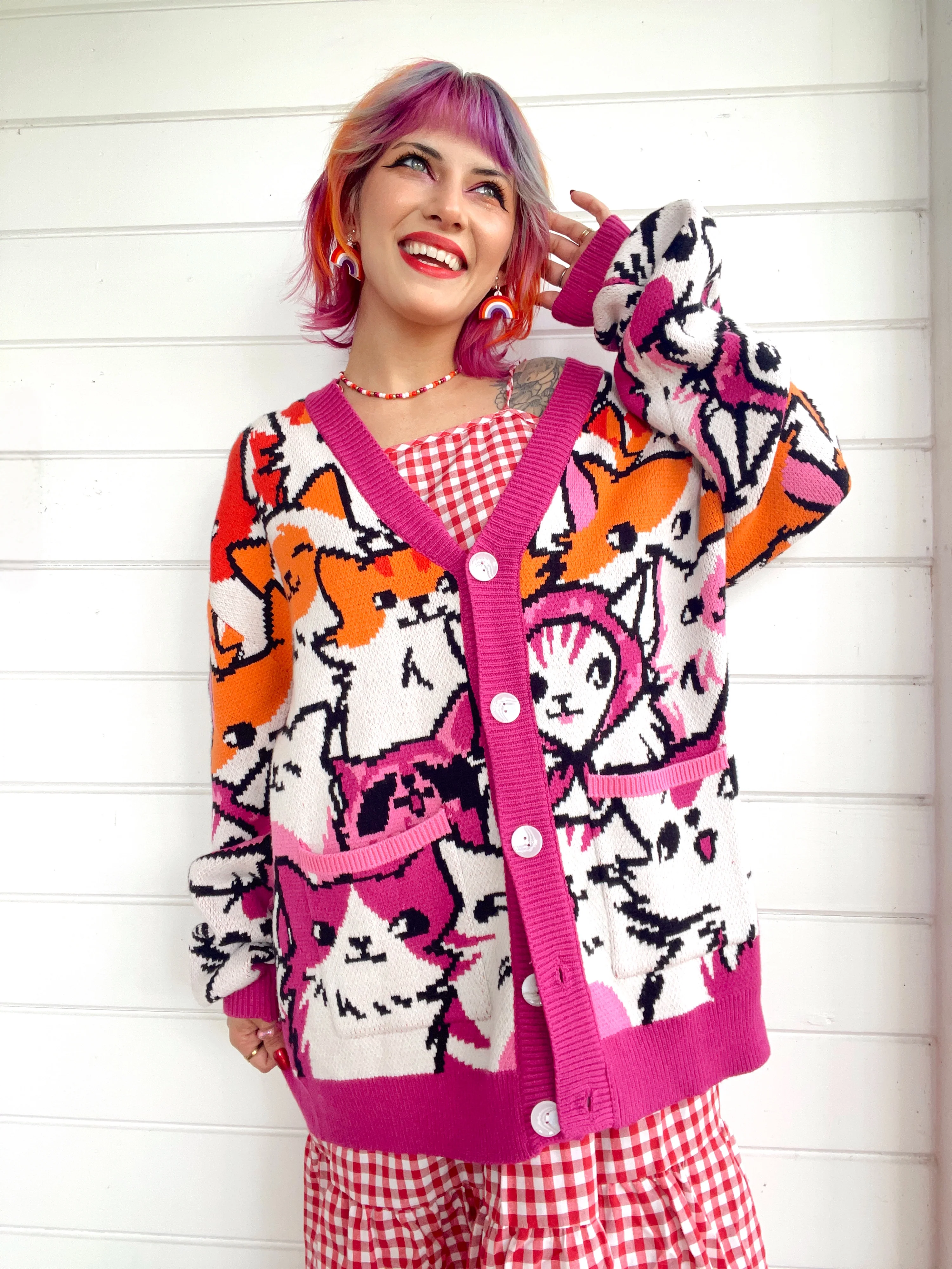 Lesbian Cat Cardigan - Image 3
