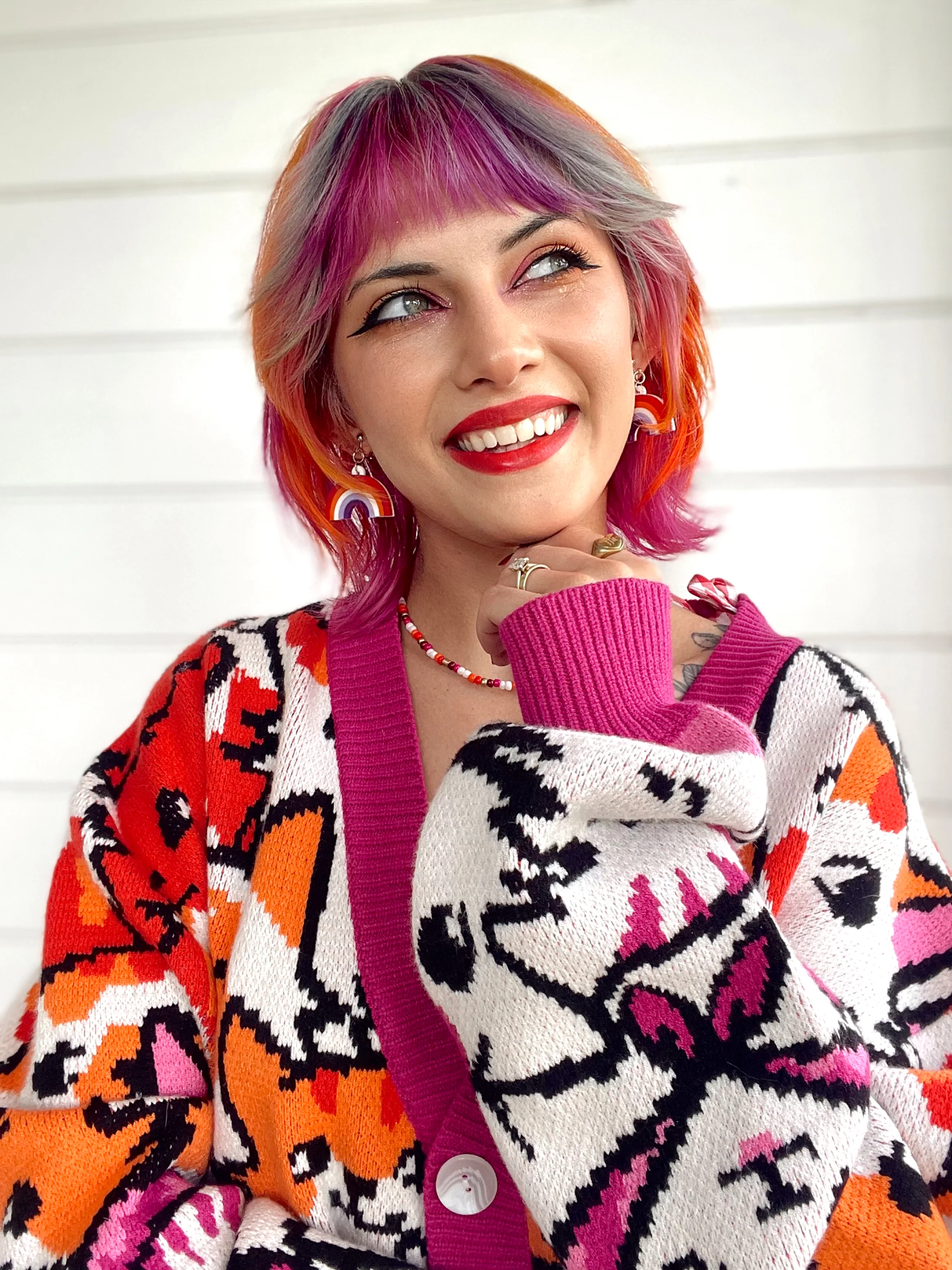 Lesbian Cat Cardigan - Image 7