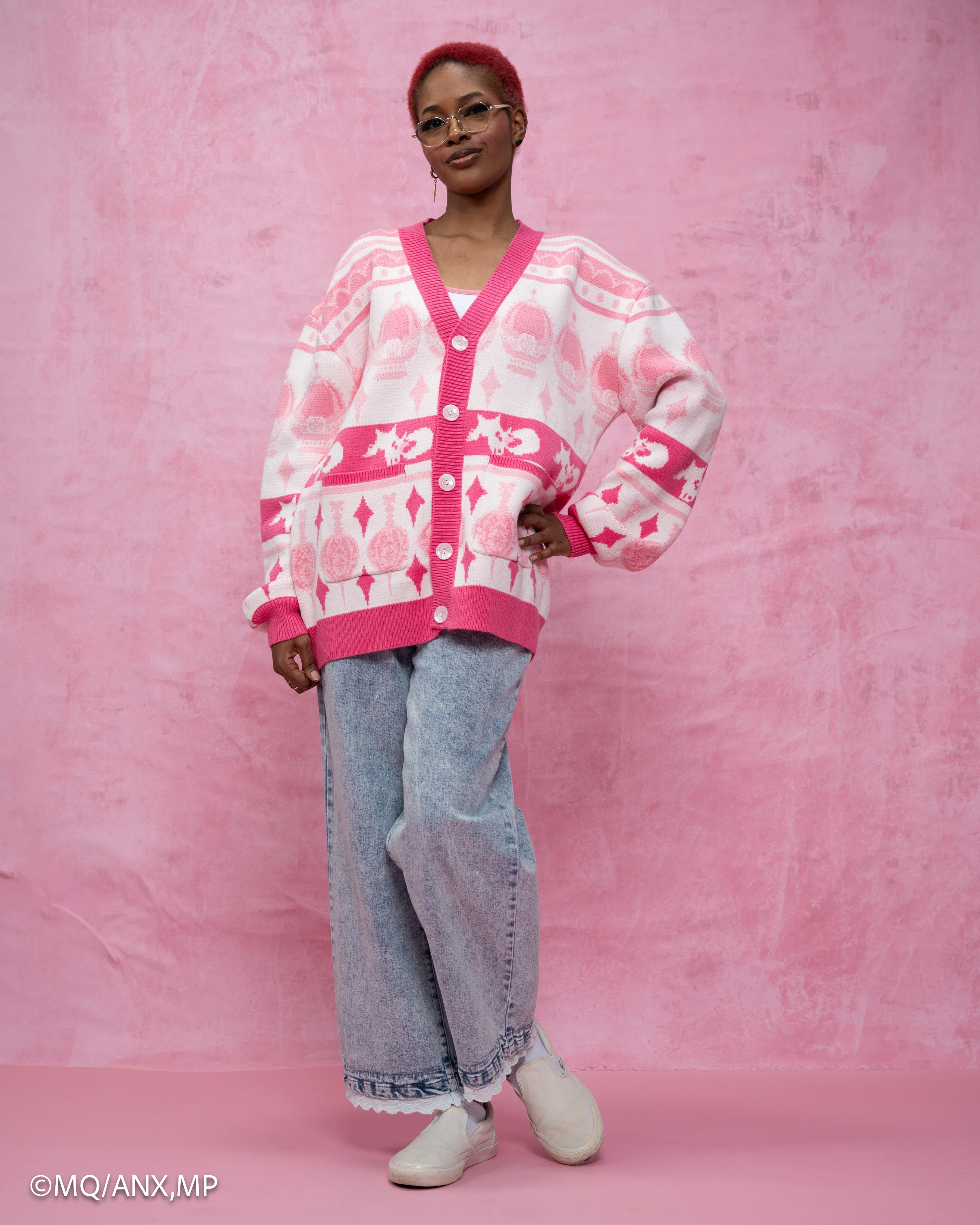 Madoka Magica Patterned Cardigan - Image 11