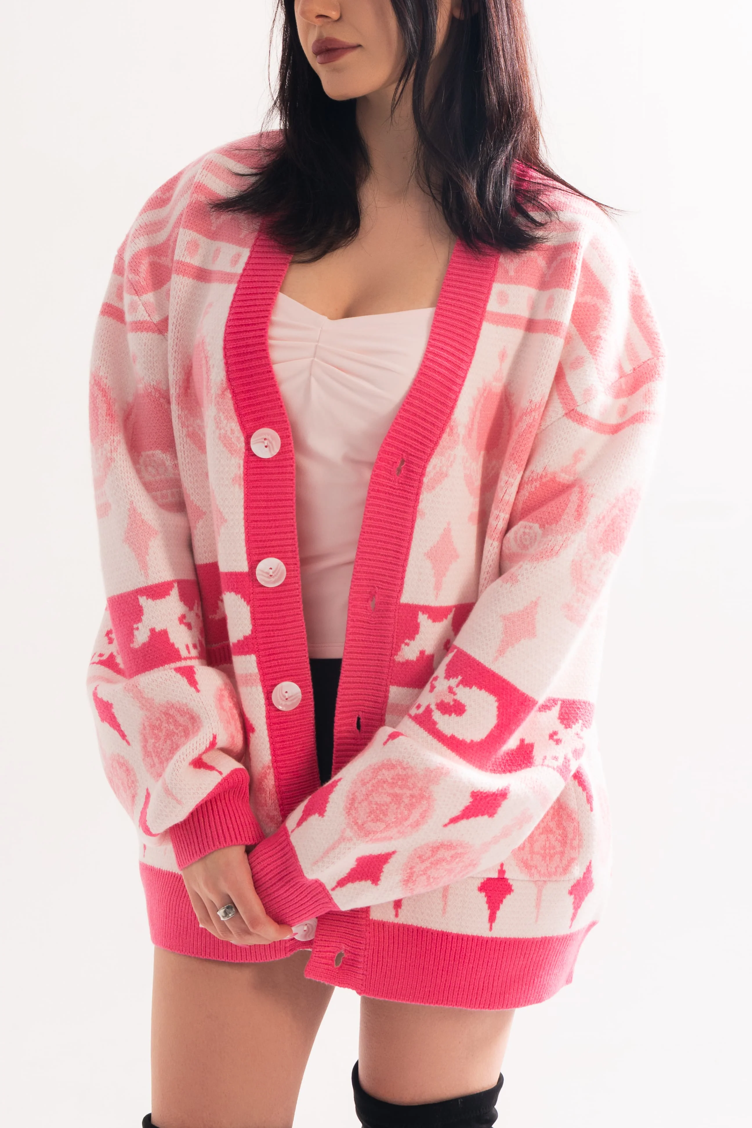 Madoka Magica Patterned Cardigan - Image 15