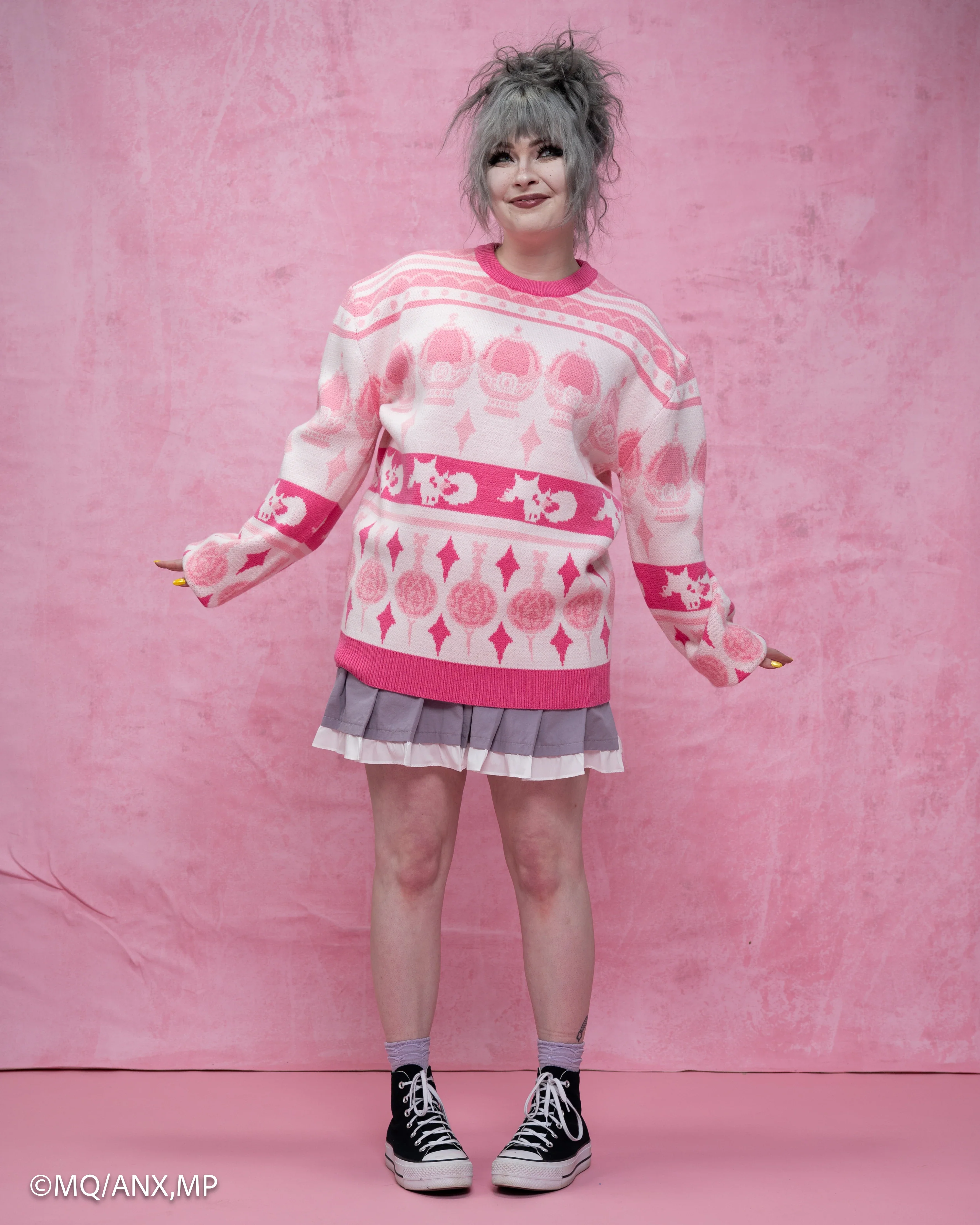 Madoka Magica Patterned Sweater - Image 10
