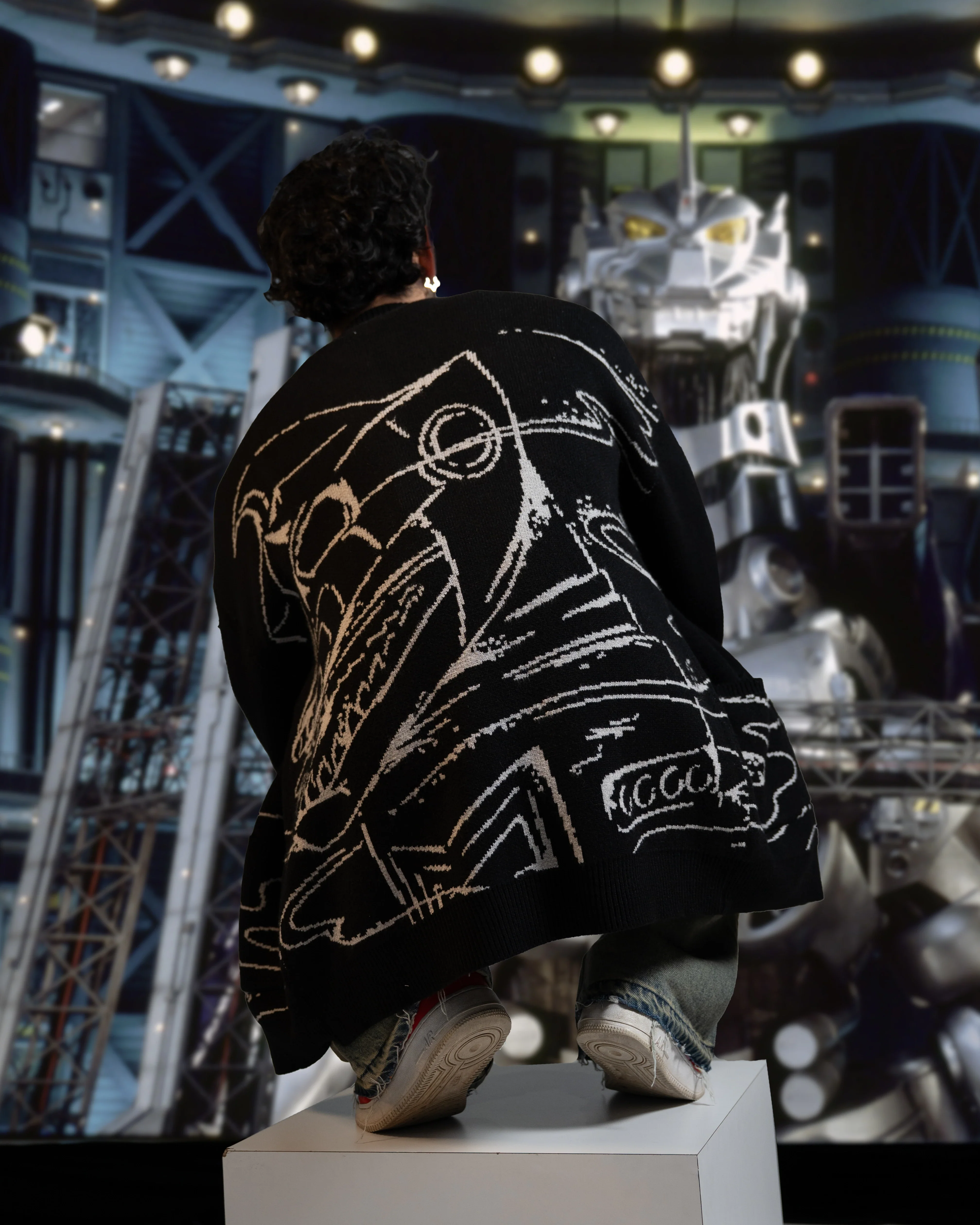 Mechagodzilla Attack Cardigan - Image 16