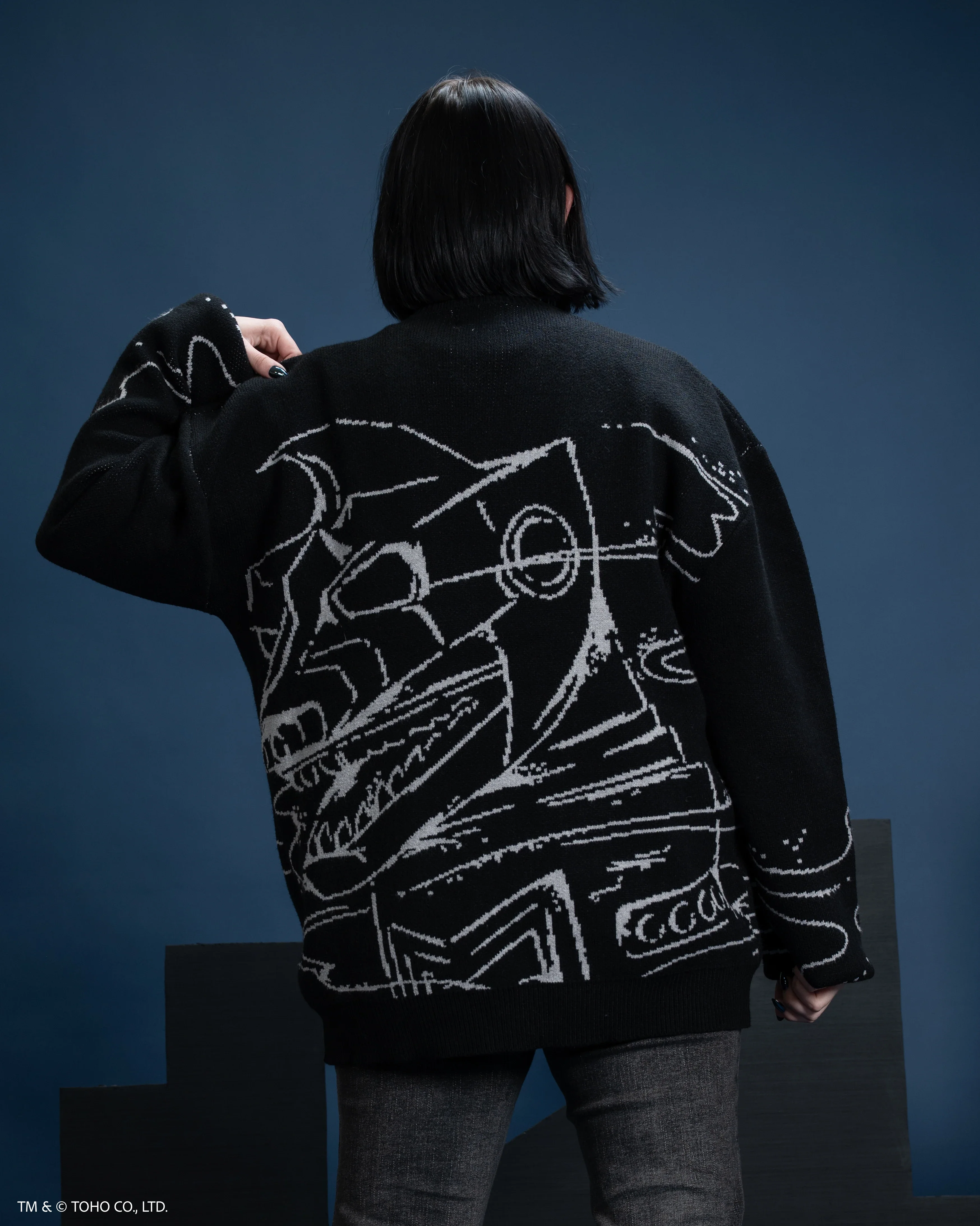 Mechagodzilla Attack Cardigan - Image 3