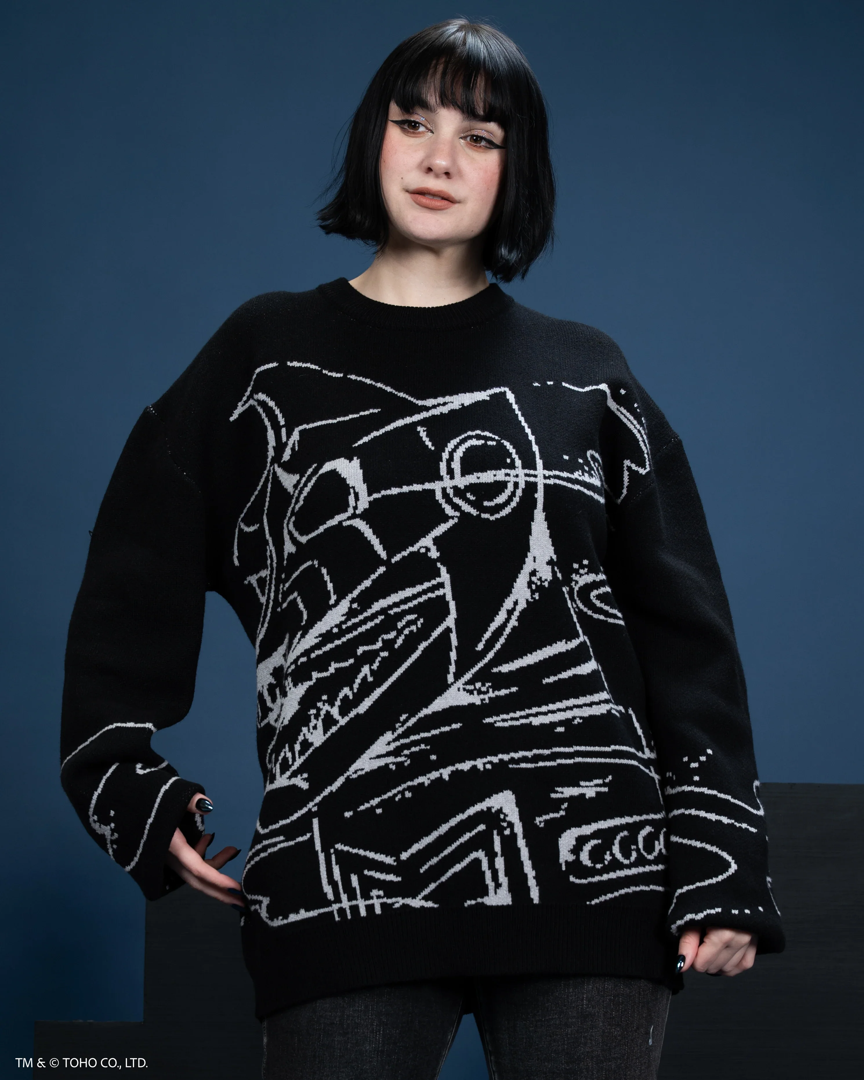 Mechagodzilla Attack Sweater - Image 3