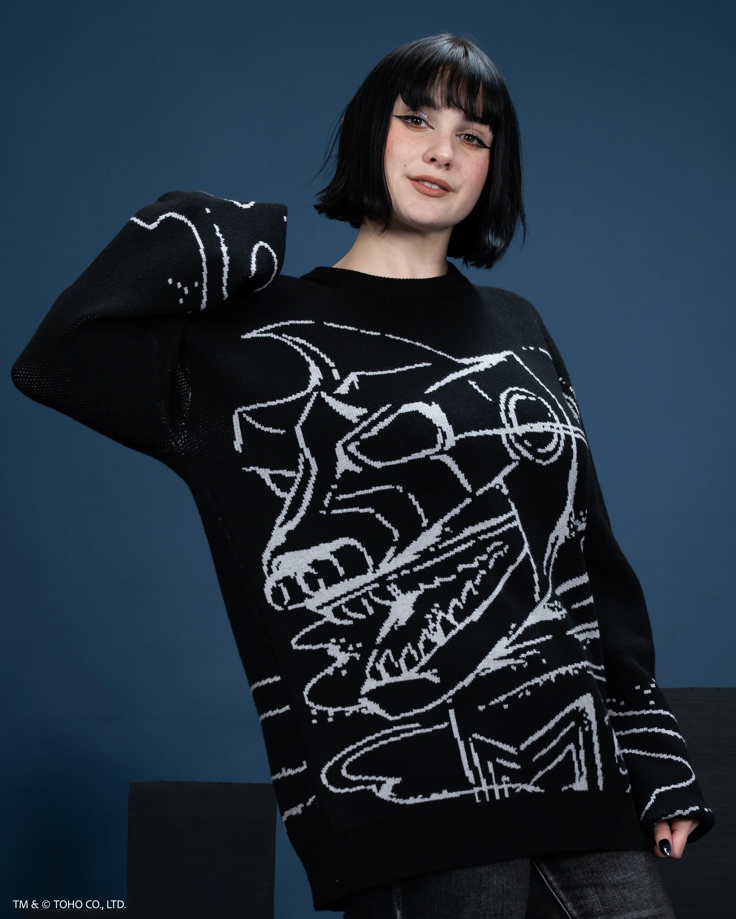 Mechagodzilla Attack Sweater - Image 4