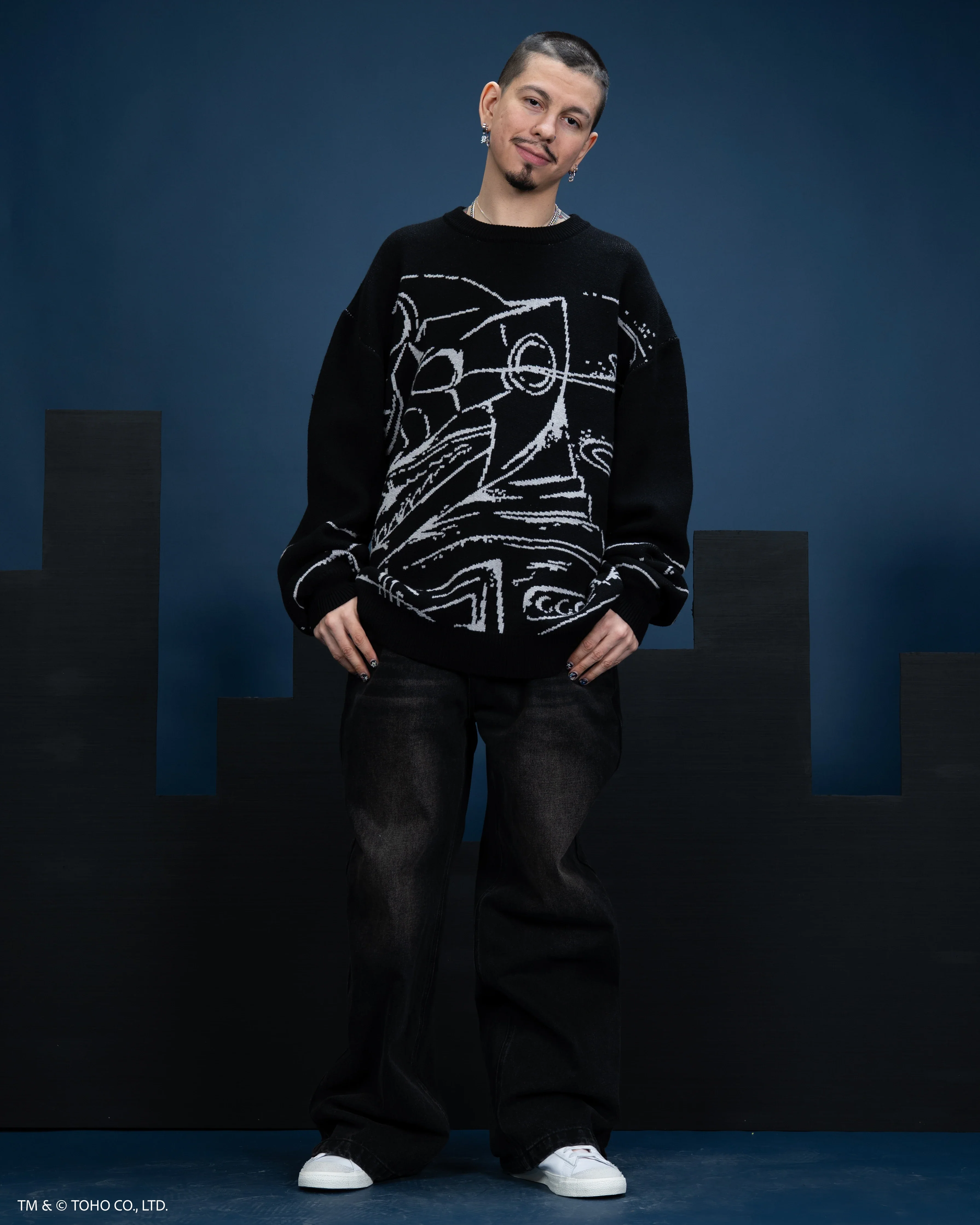 Mechagodzilla Attack Sweater - Image 8