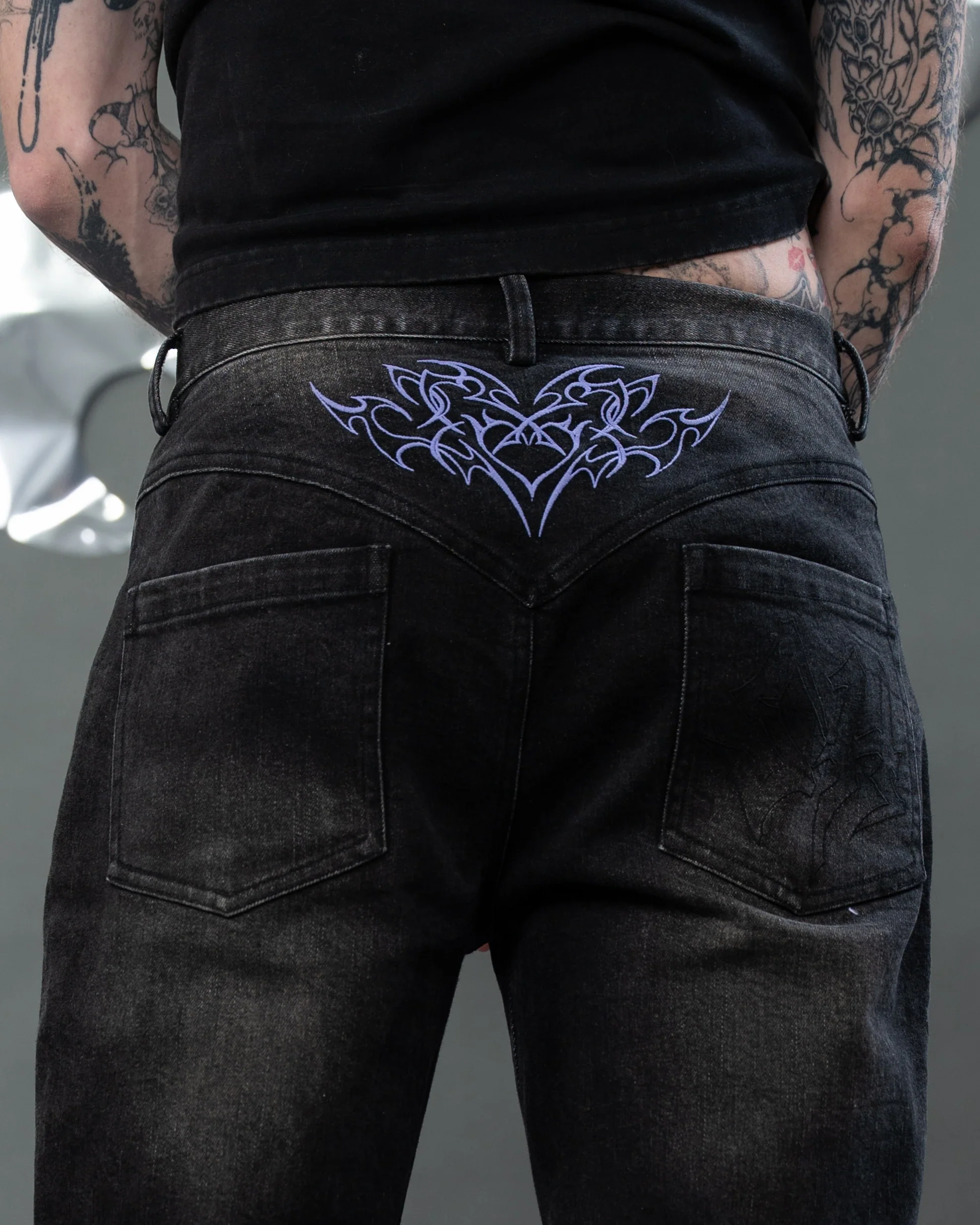 Medium Rise Tramp Stamp Jeans - Image 13