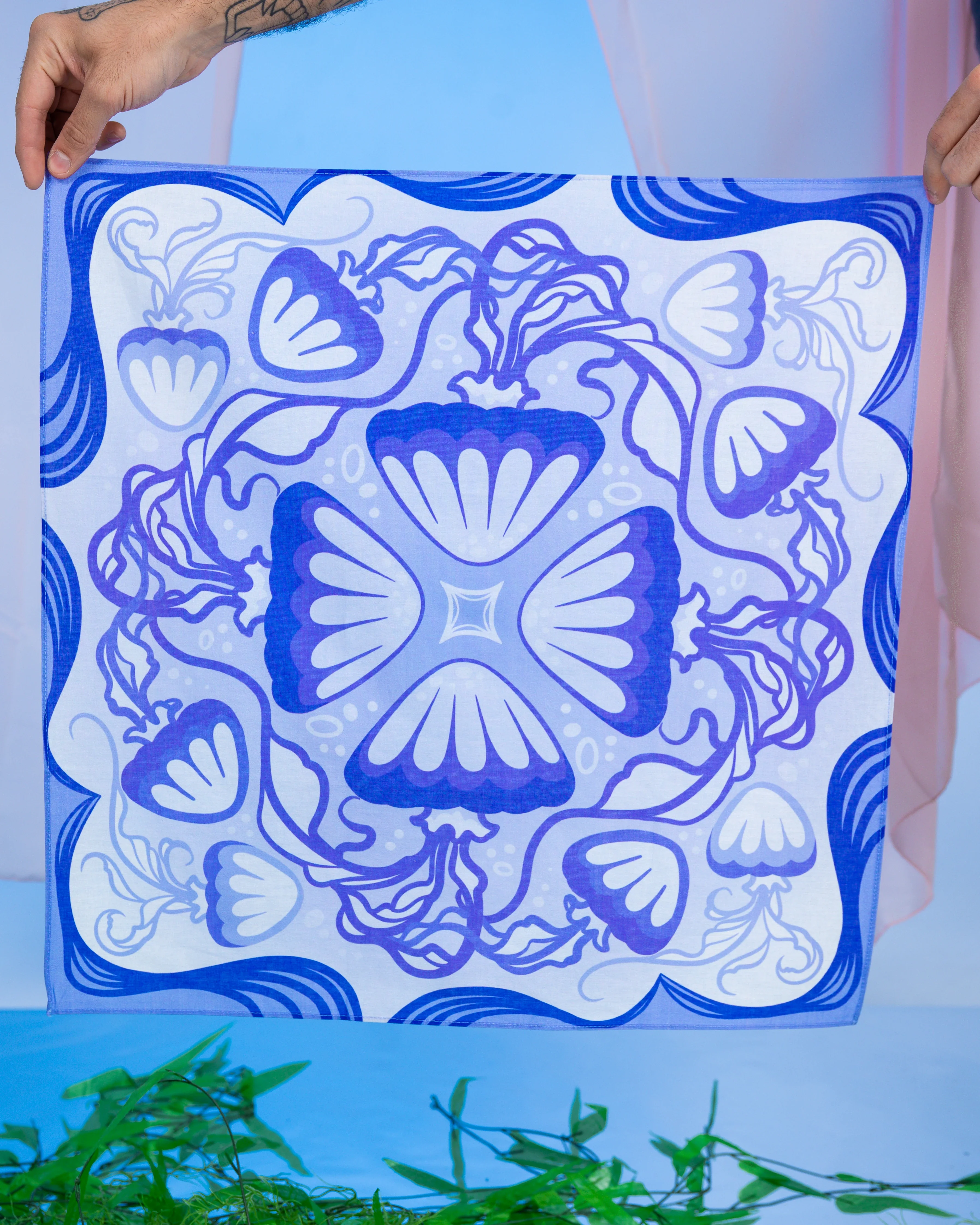 Moon Jellyfish Bandana - Image 8
