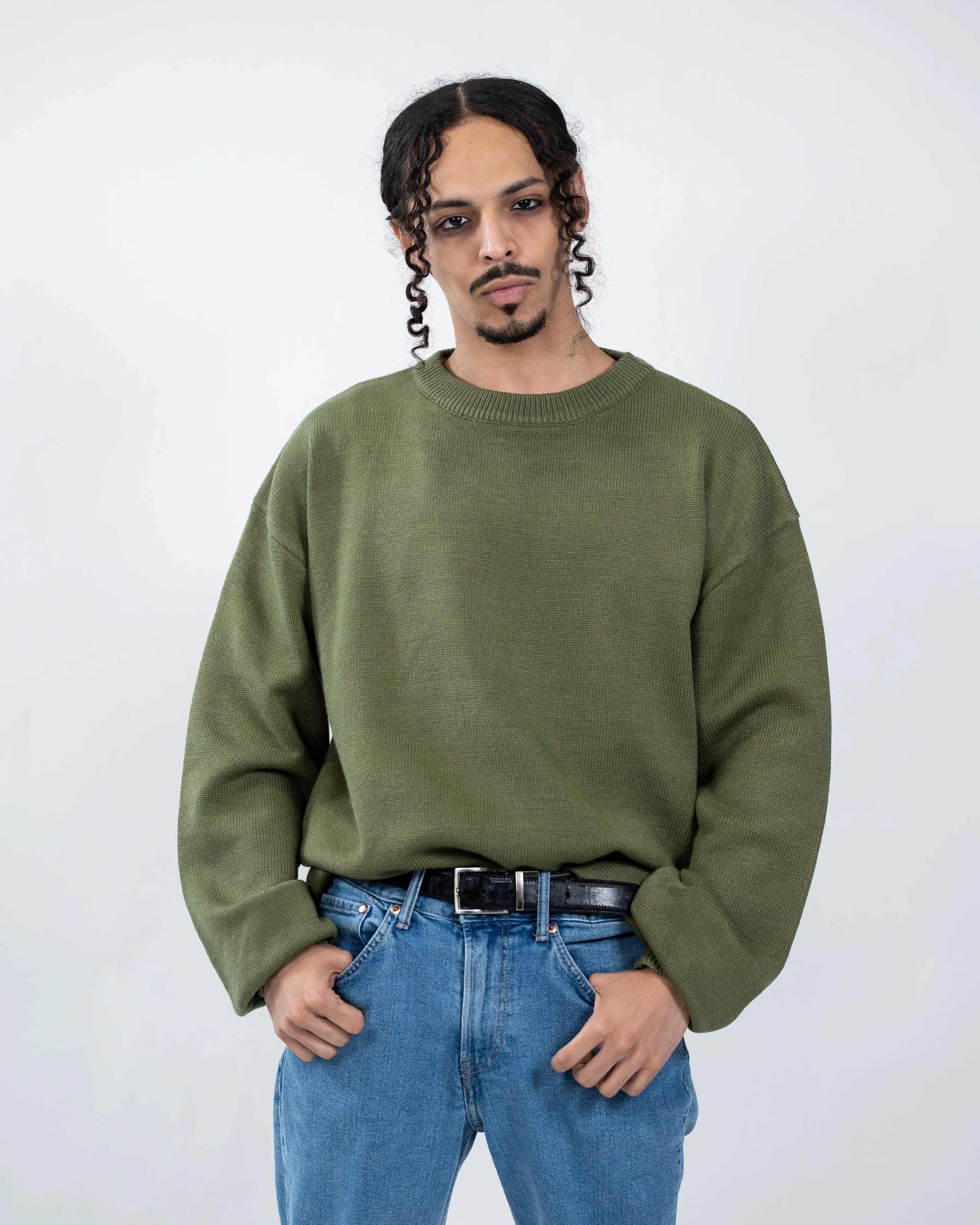 Moss Green Sweater - Image 4