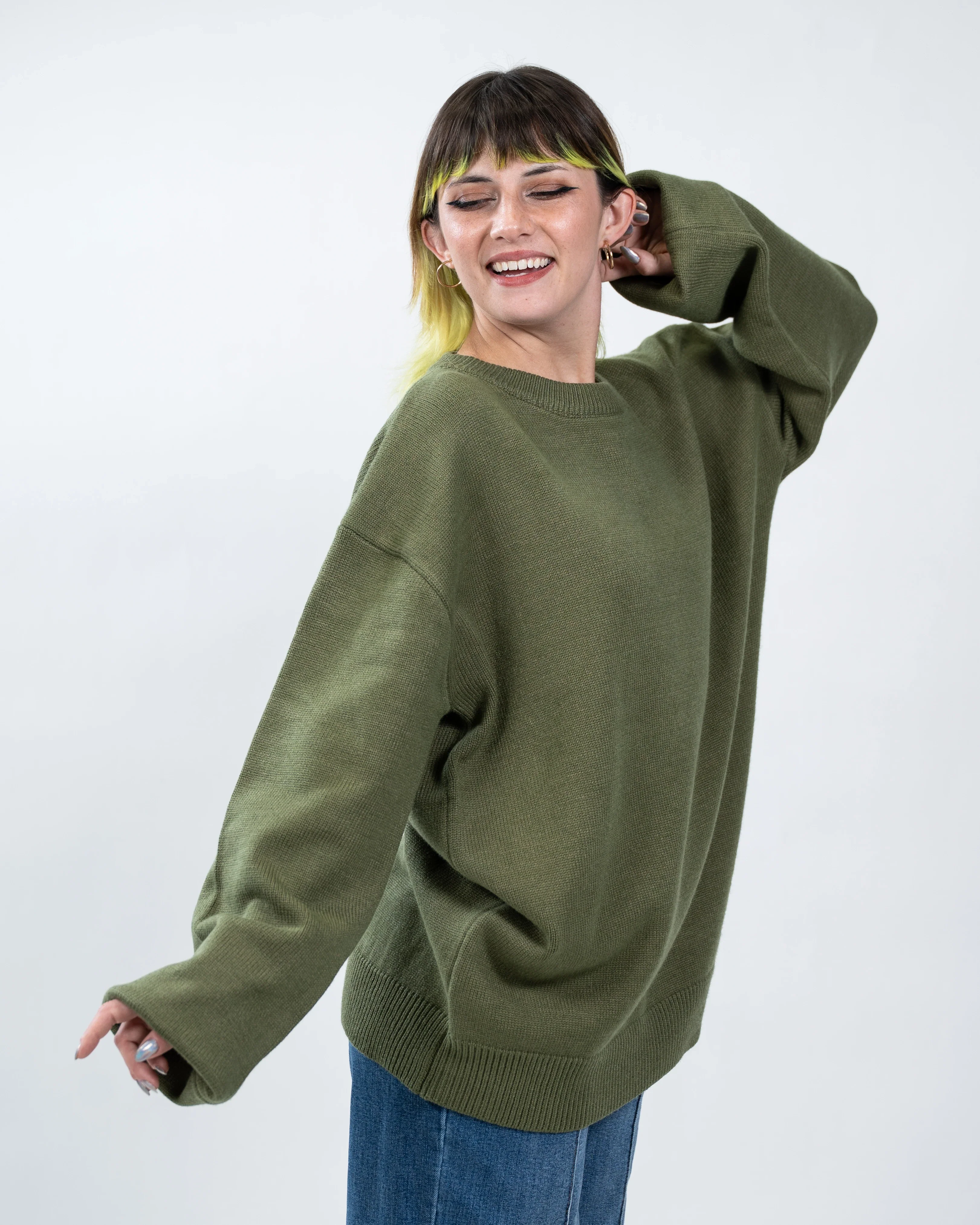 Moss Green Sweater - Image 5