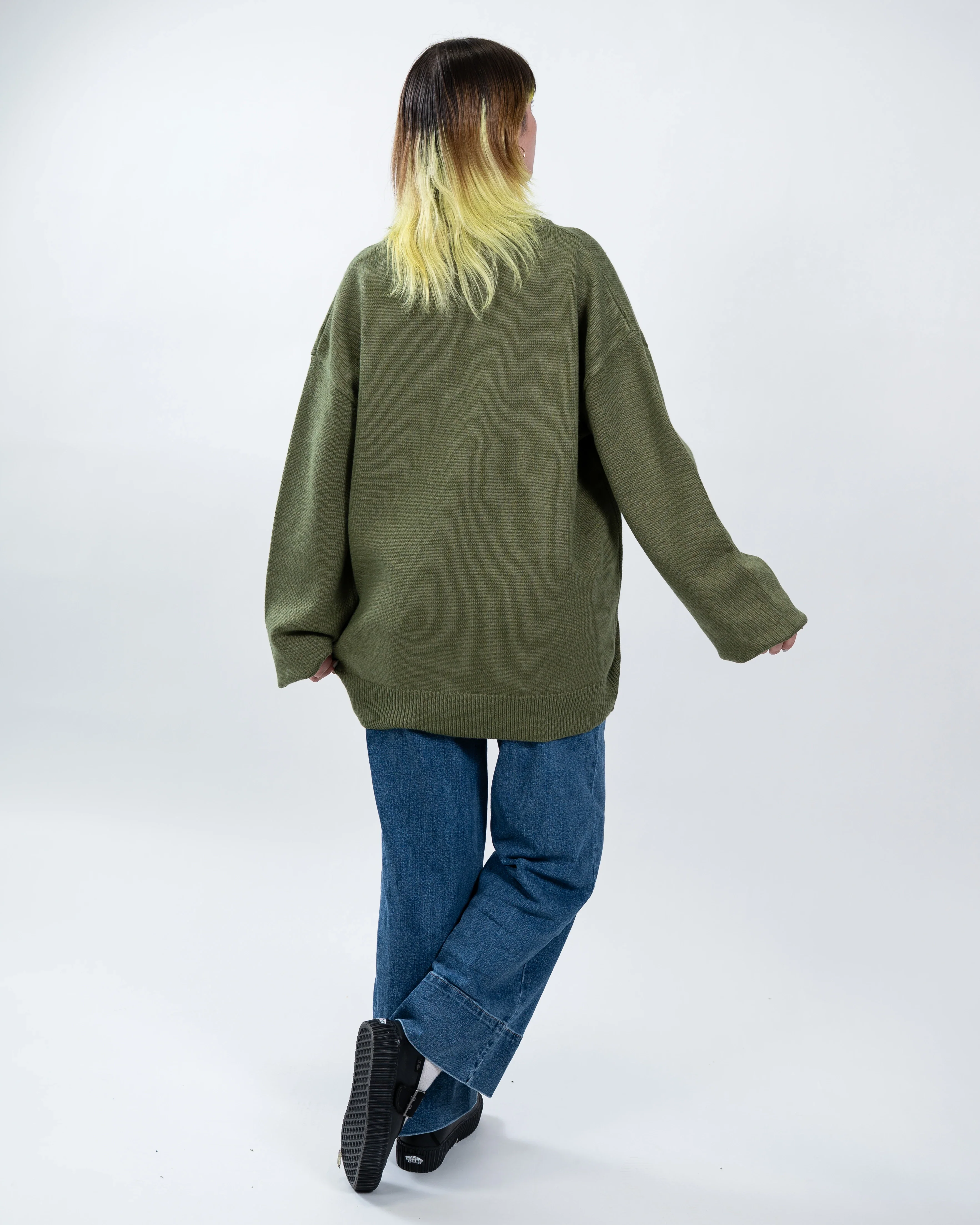 Moss Green Sweater - Image 6