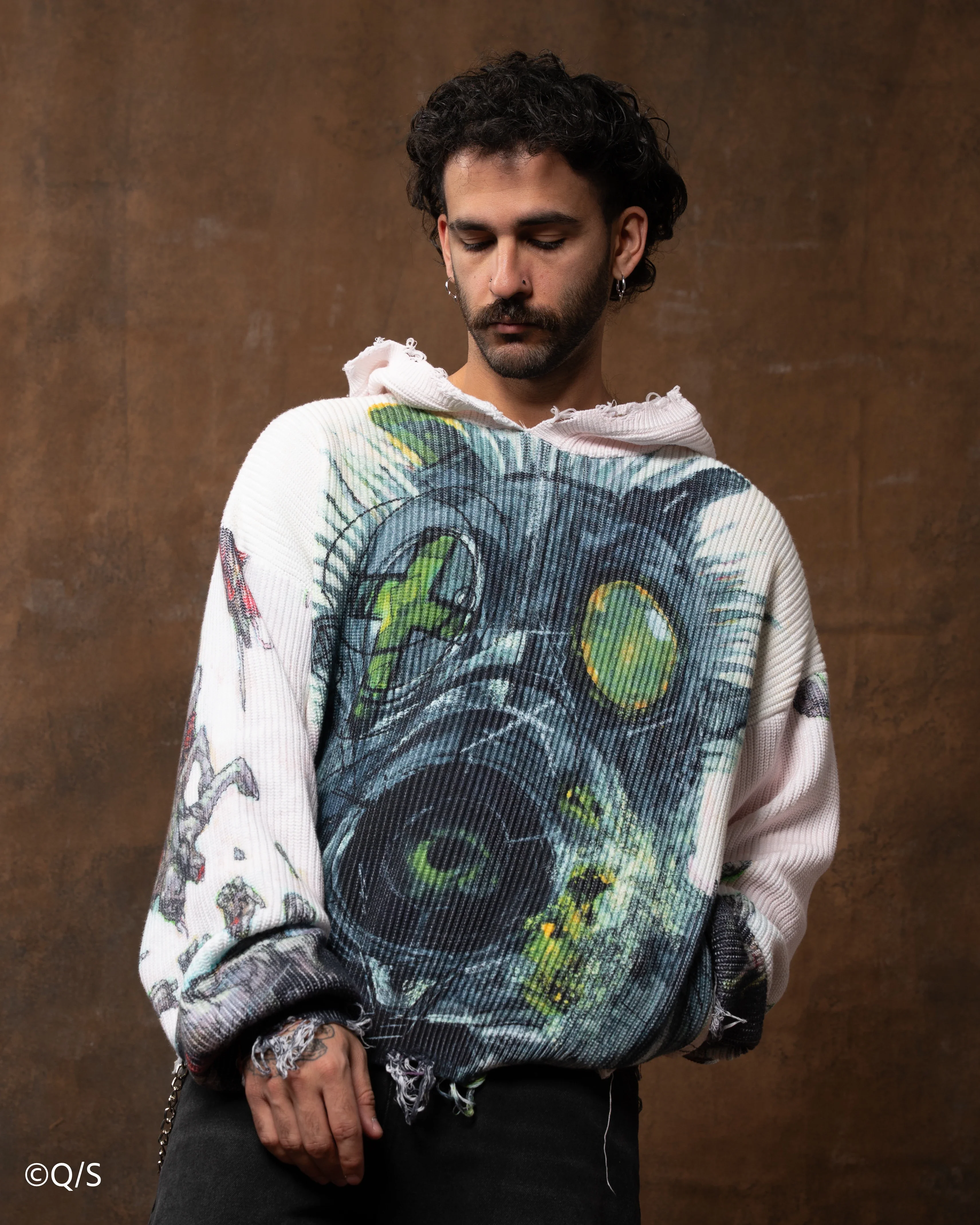 Mud and Sludge Knit Hoodie - Image 15