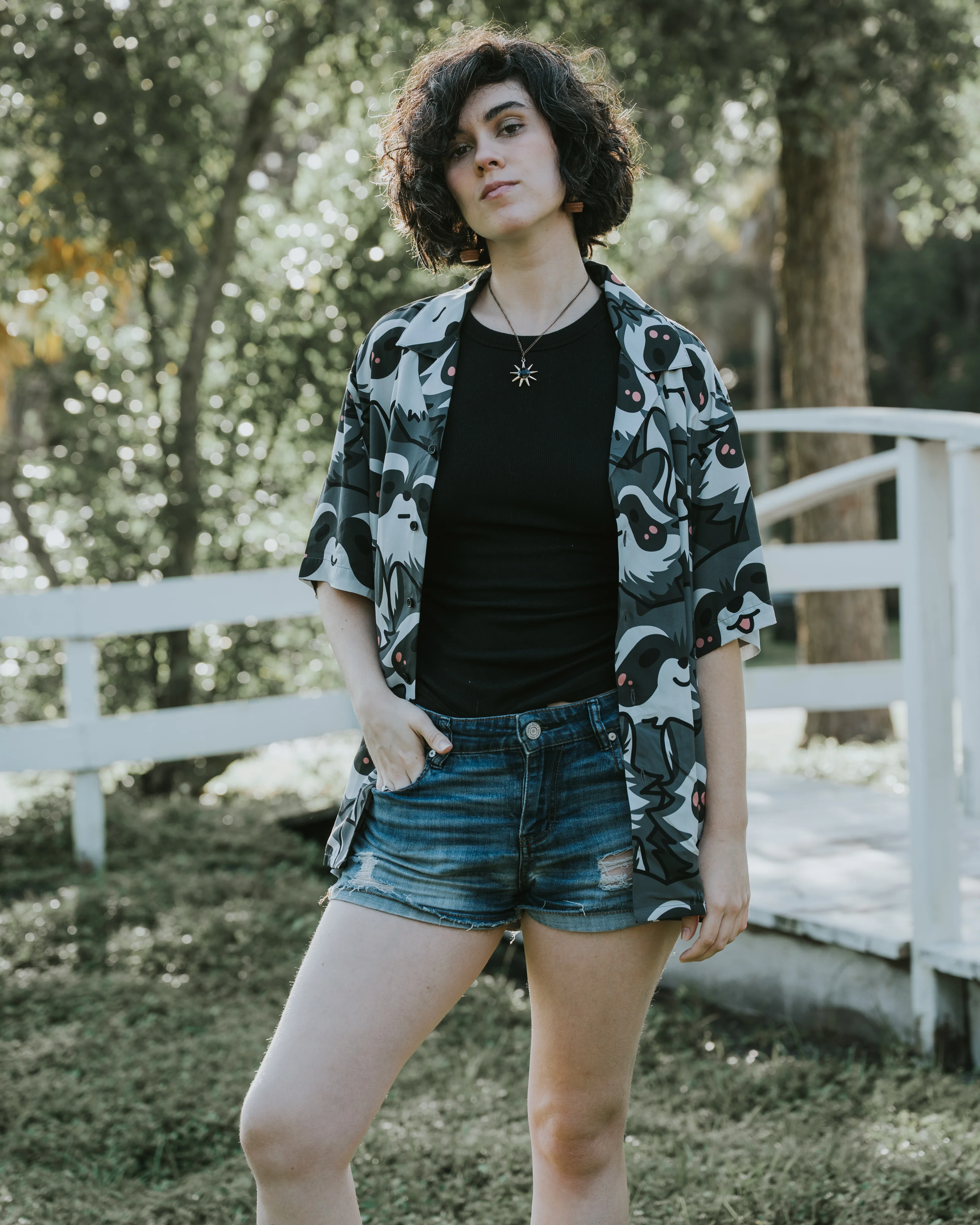 Nice Racc-oon Button Up - Image 5
