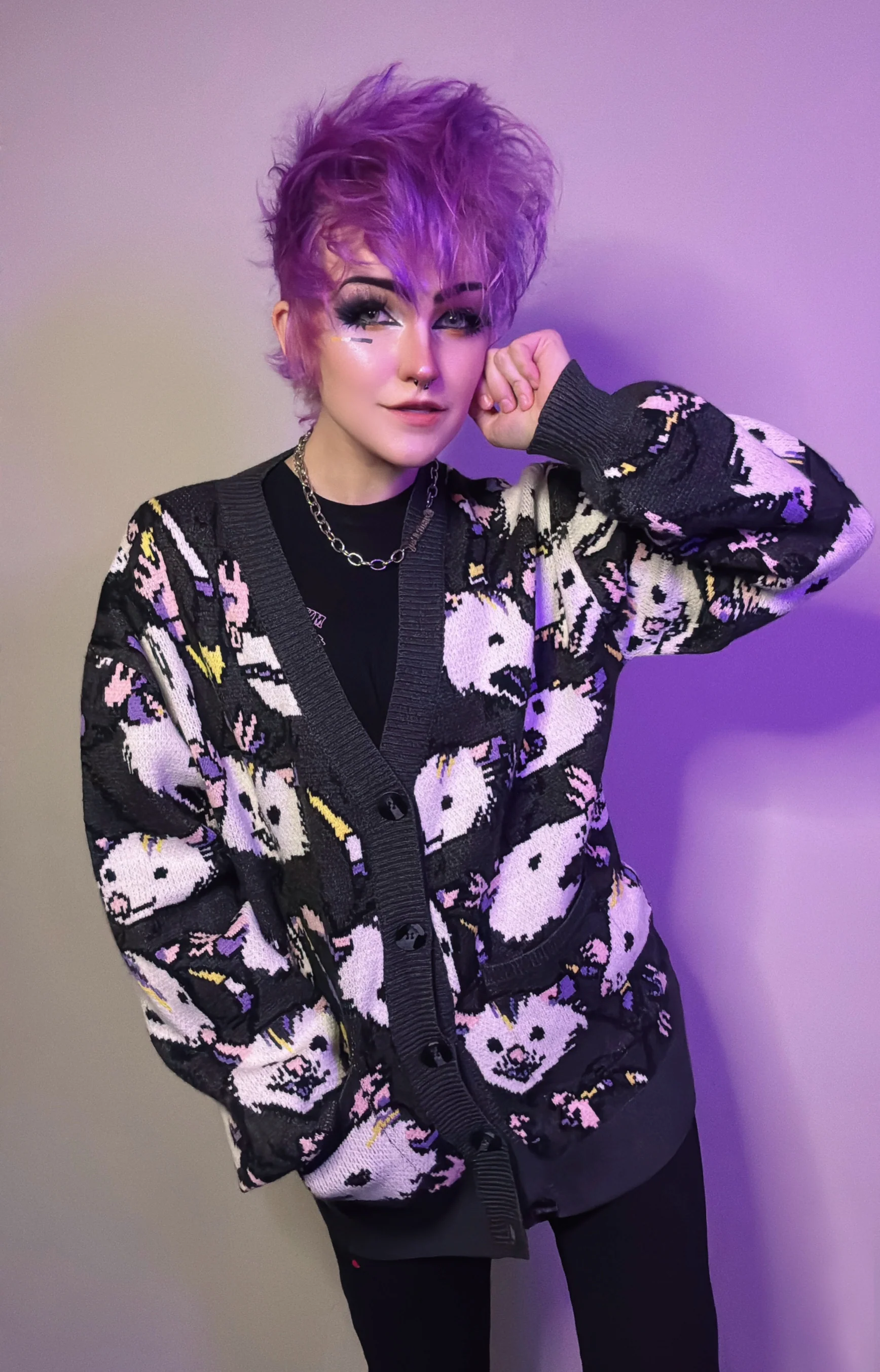 Nonbinary Possum Cardigan - Image 3