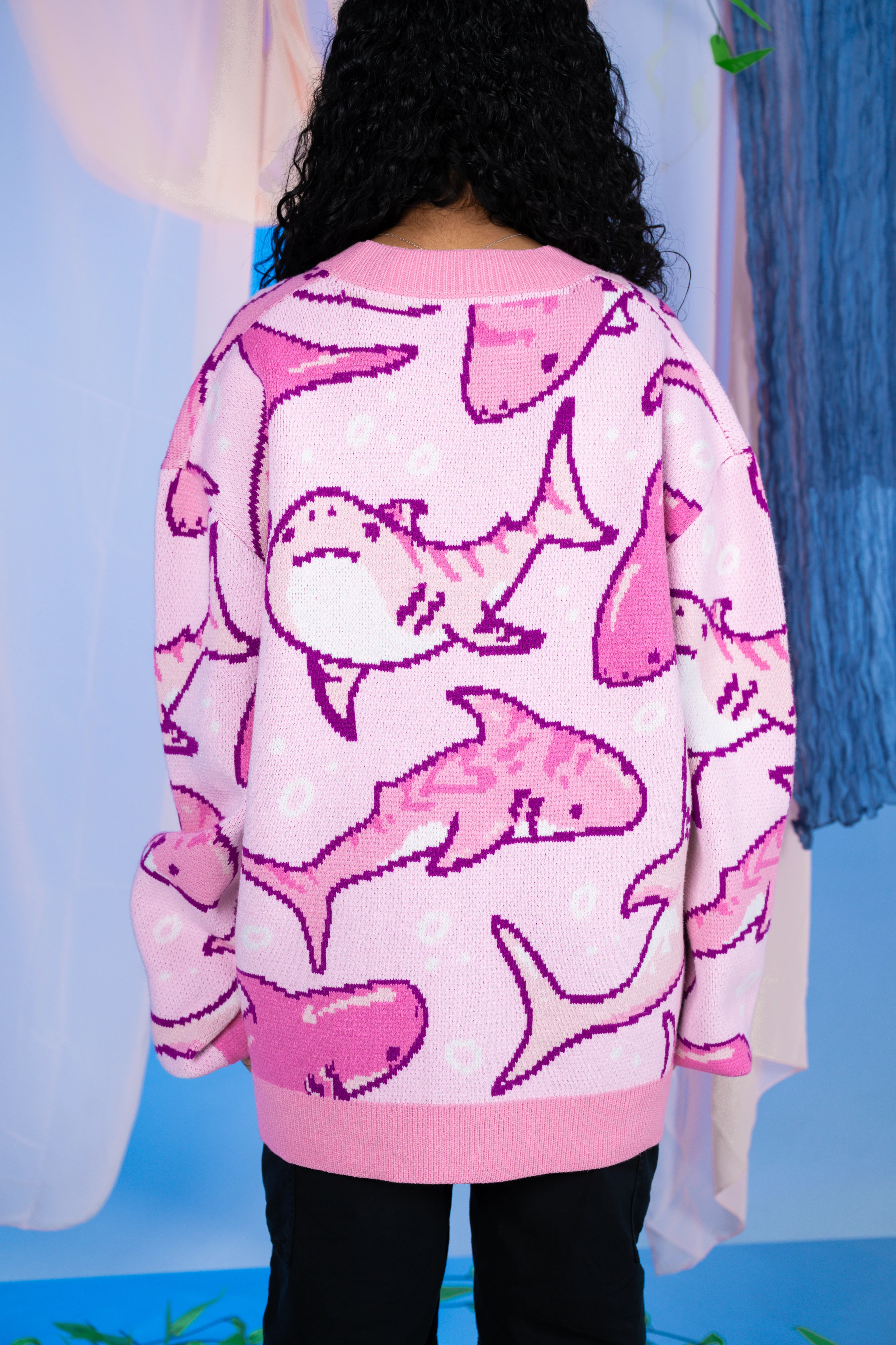 Pink Shark Cardigan - Image 4
