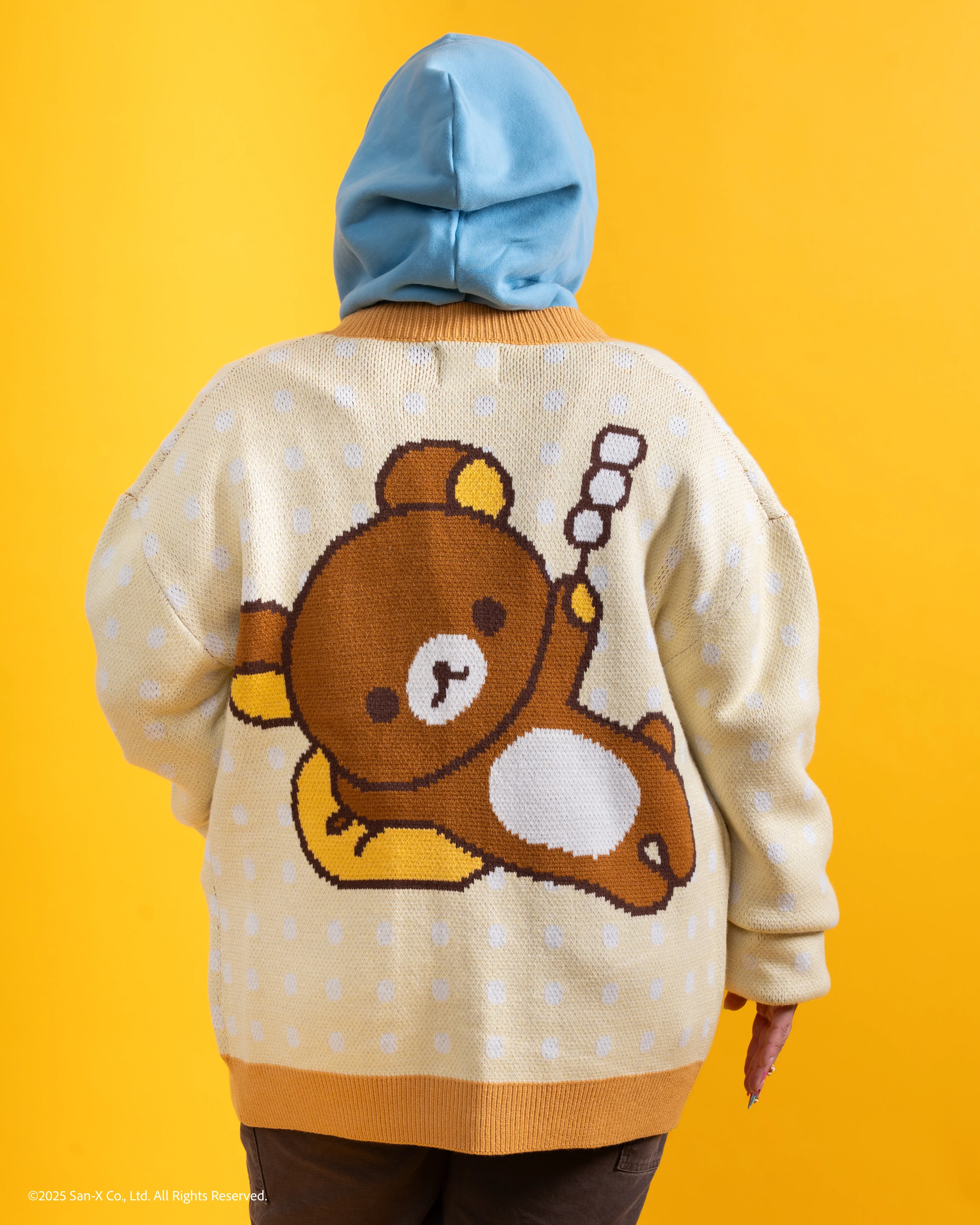 Polka Dot Rilakkuma Cardigan - Image 3