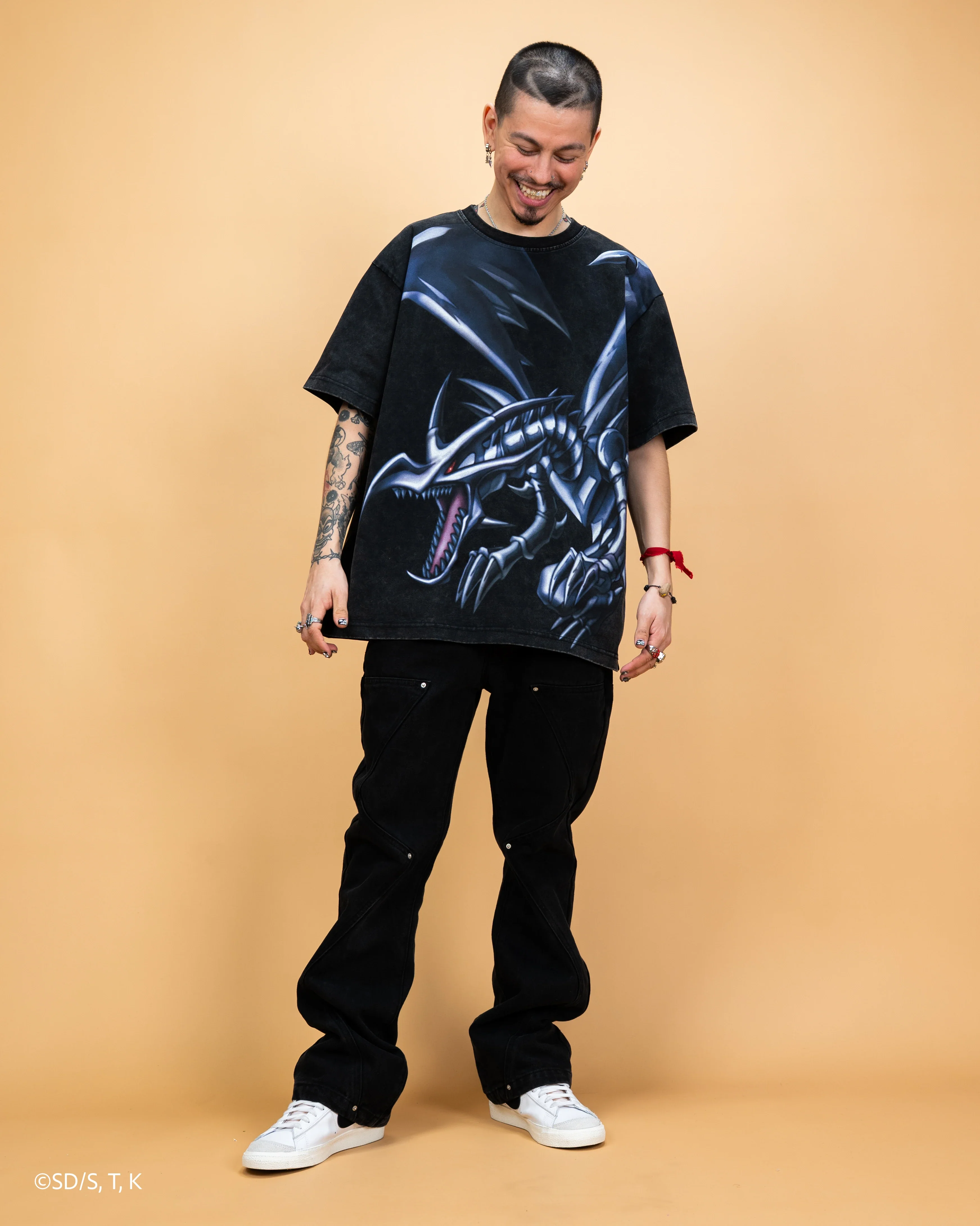Red Eyes Black Dragon Card Tee - Image 4