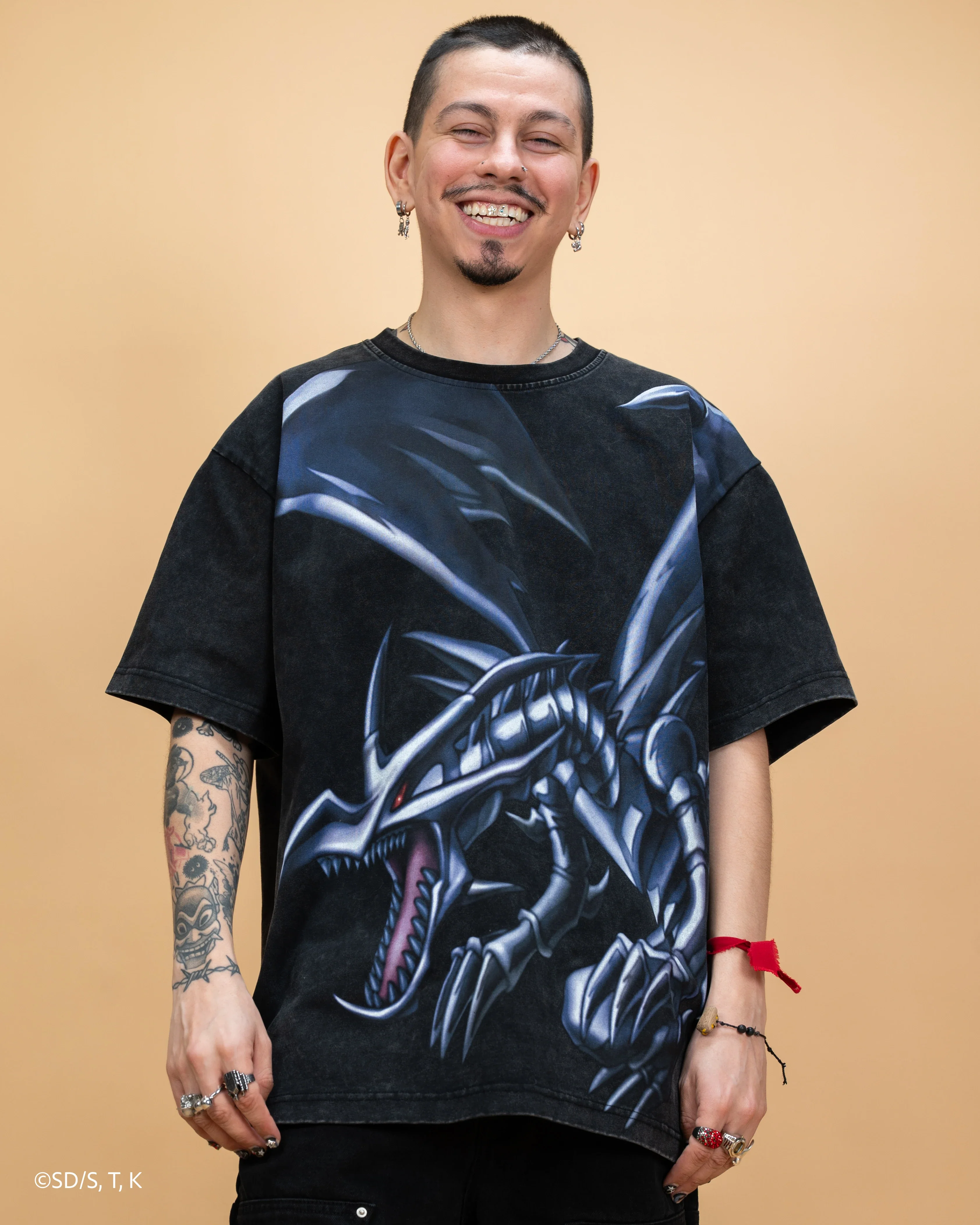 Red Eyes Black Dragon Card Tee - Image 5