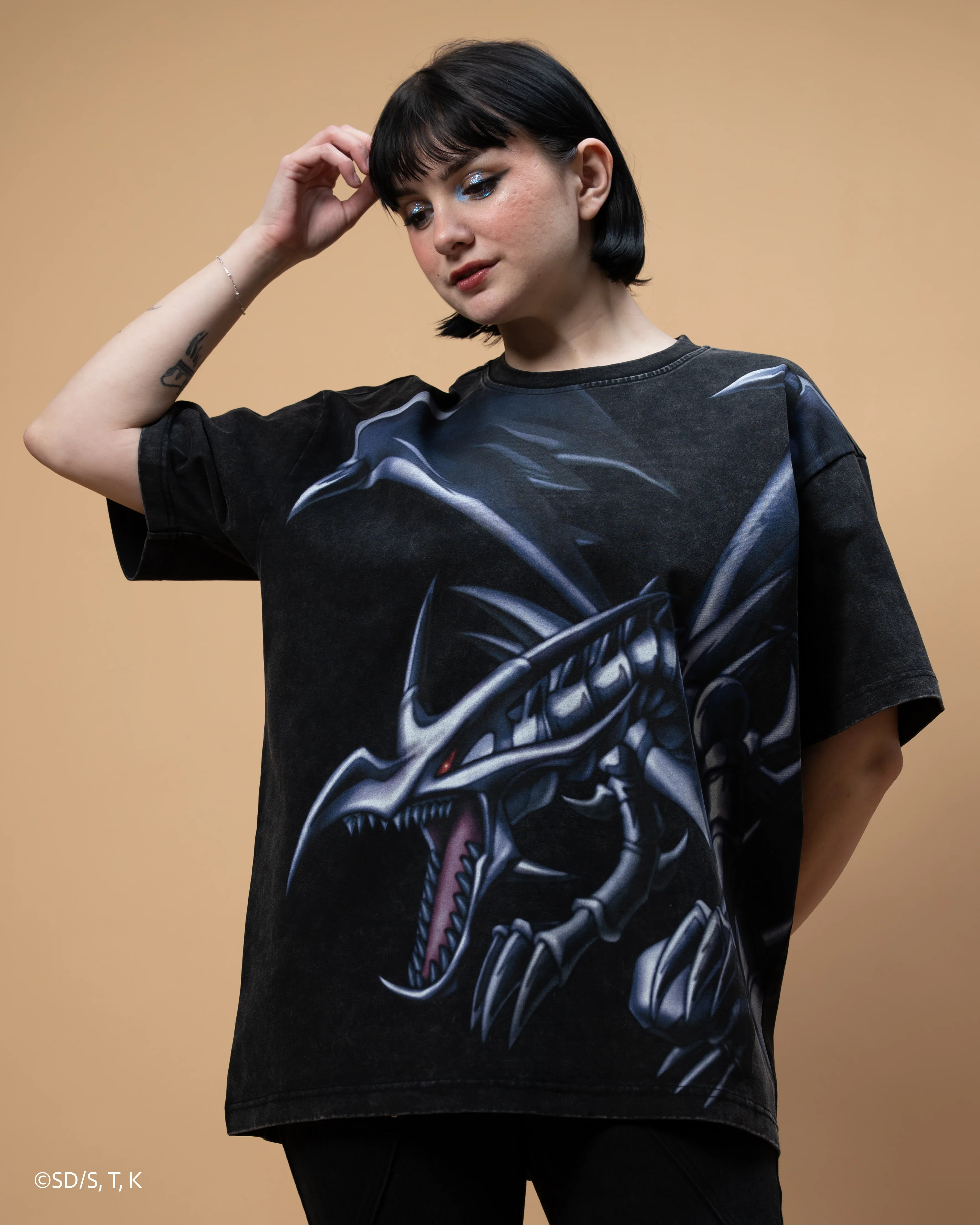 Red Eyes Black Dragon Card Tee - Image 8