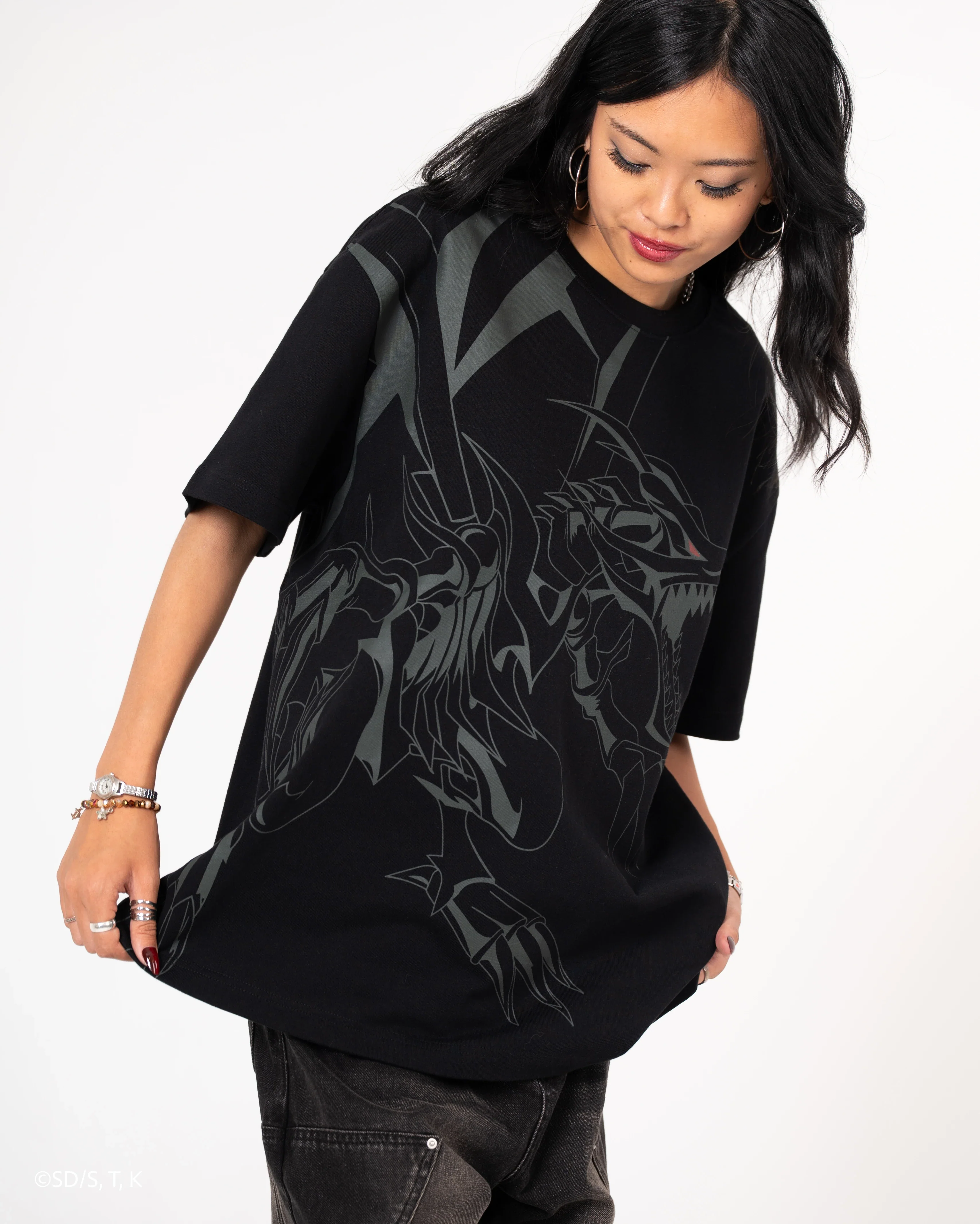 Red-Eyes Front Print Tee - Image 4