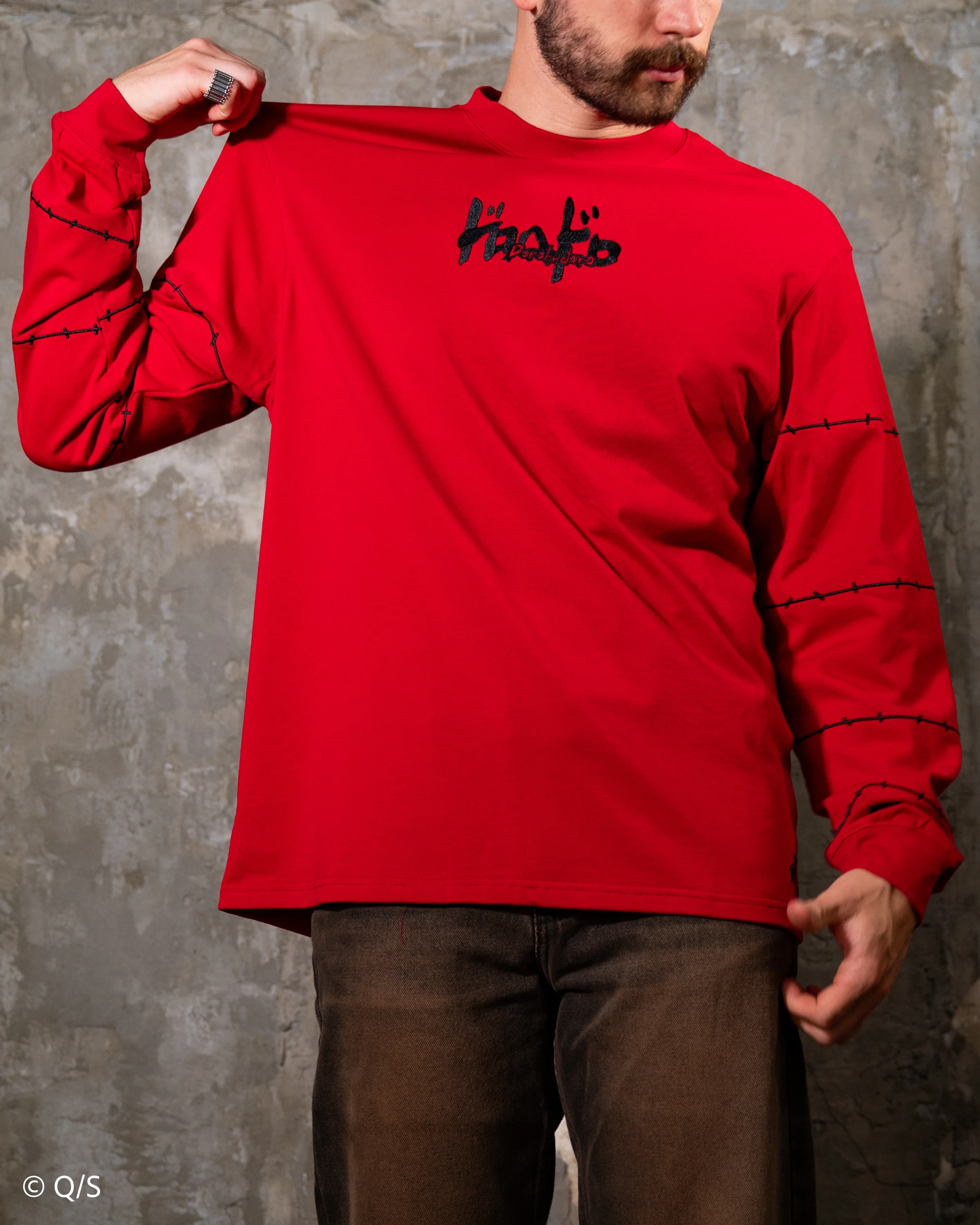 Red Shin Long Sleeve - Image 8