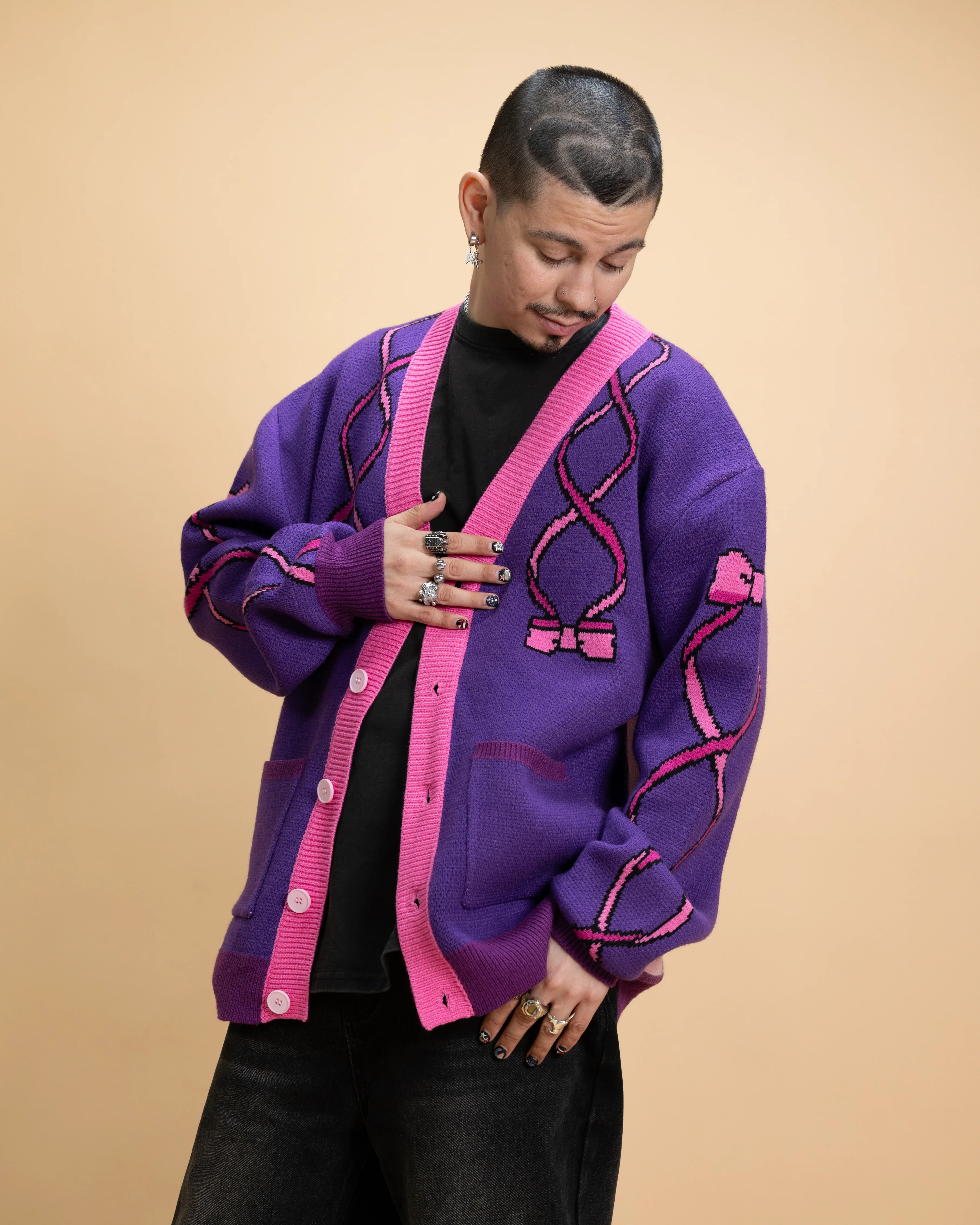 Ribbon Horse Cardigan - Image 11