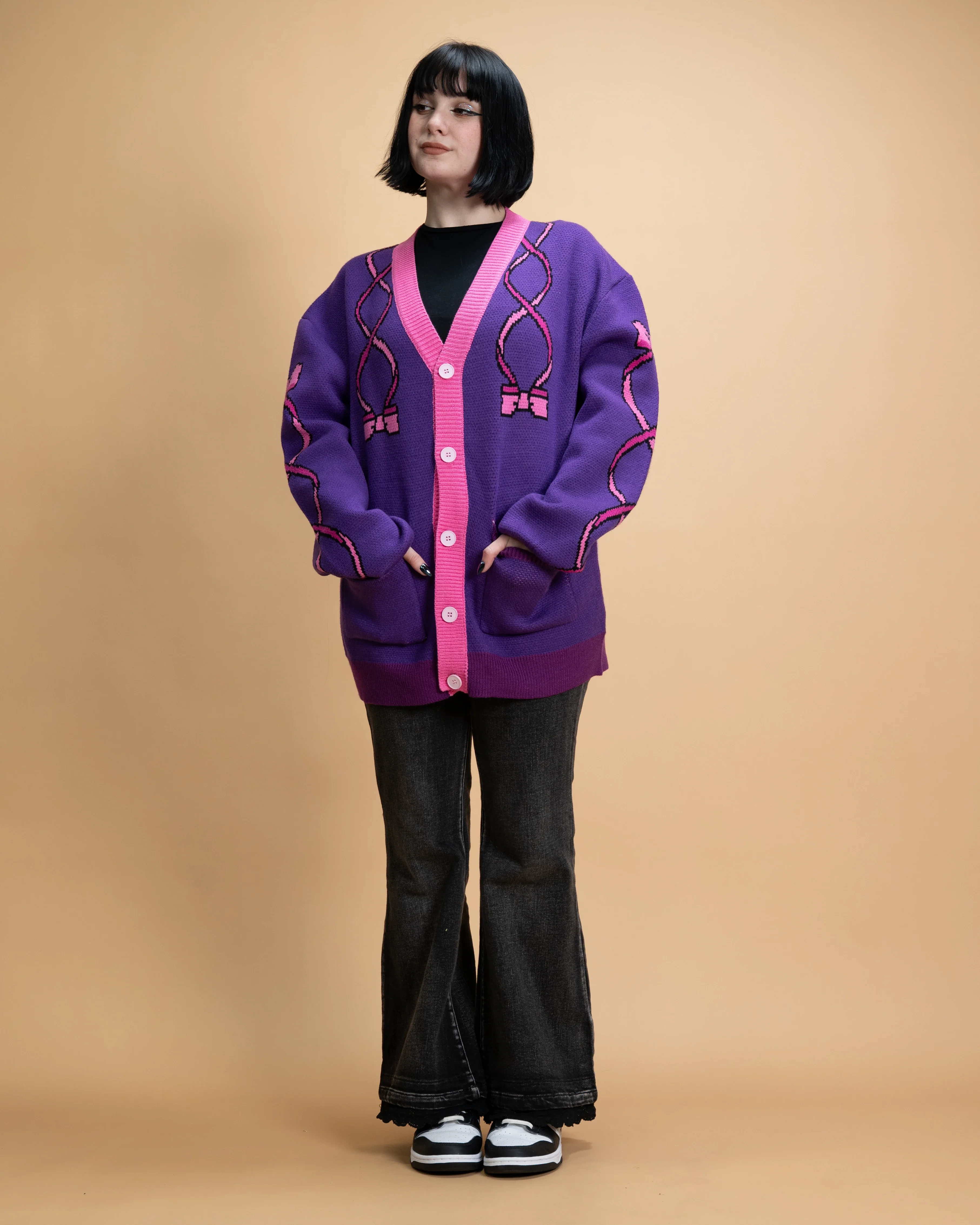 Ribbon Horse Cardigan - Image 4