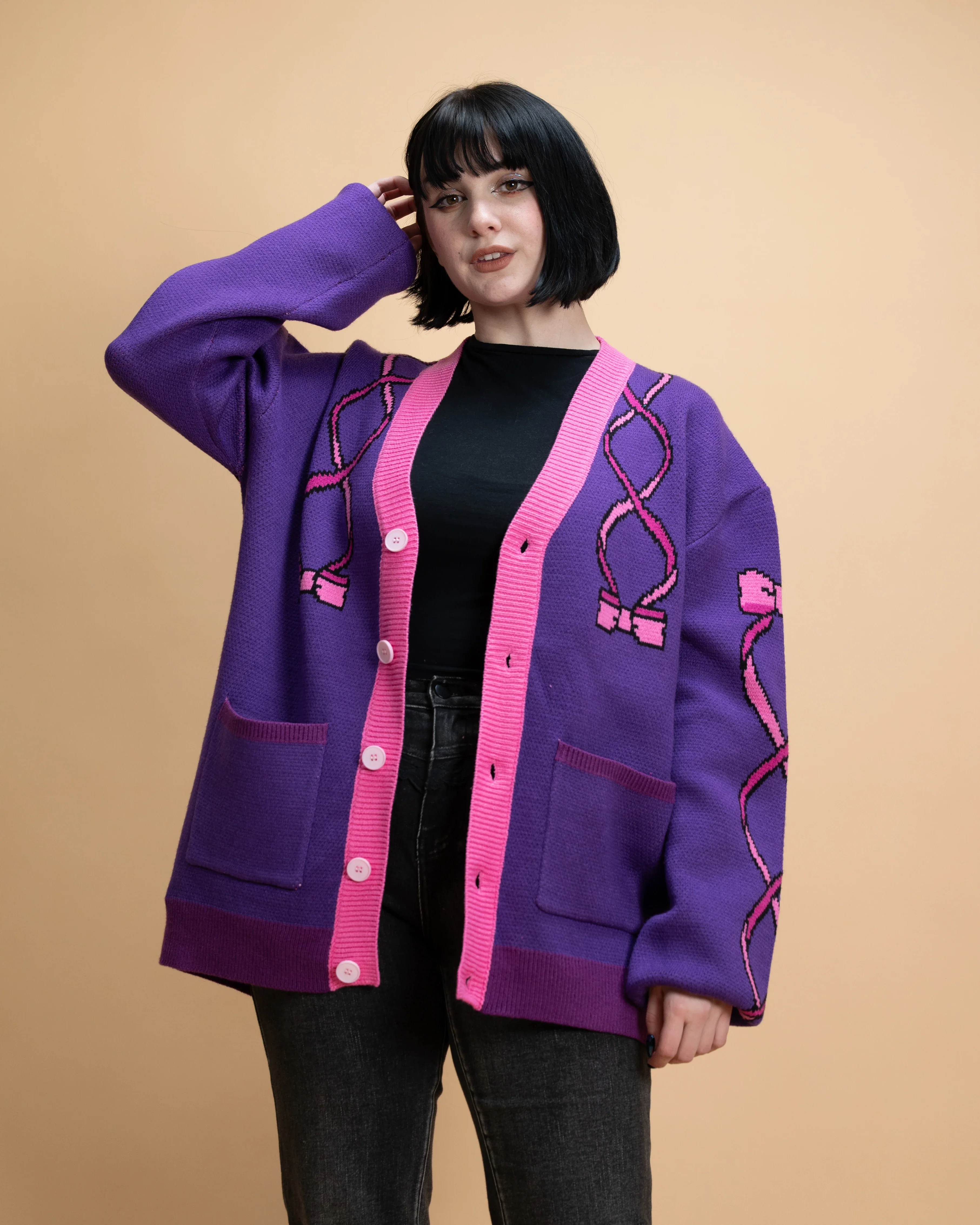 Ribbon Horse Cardigan - Image 5