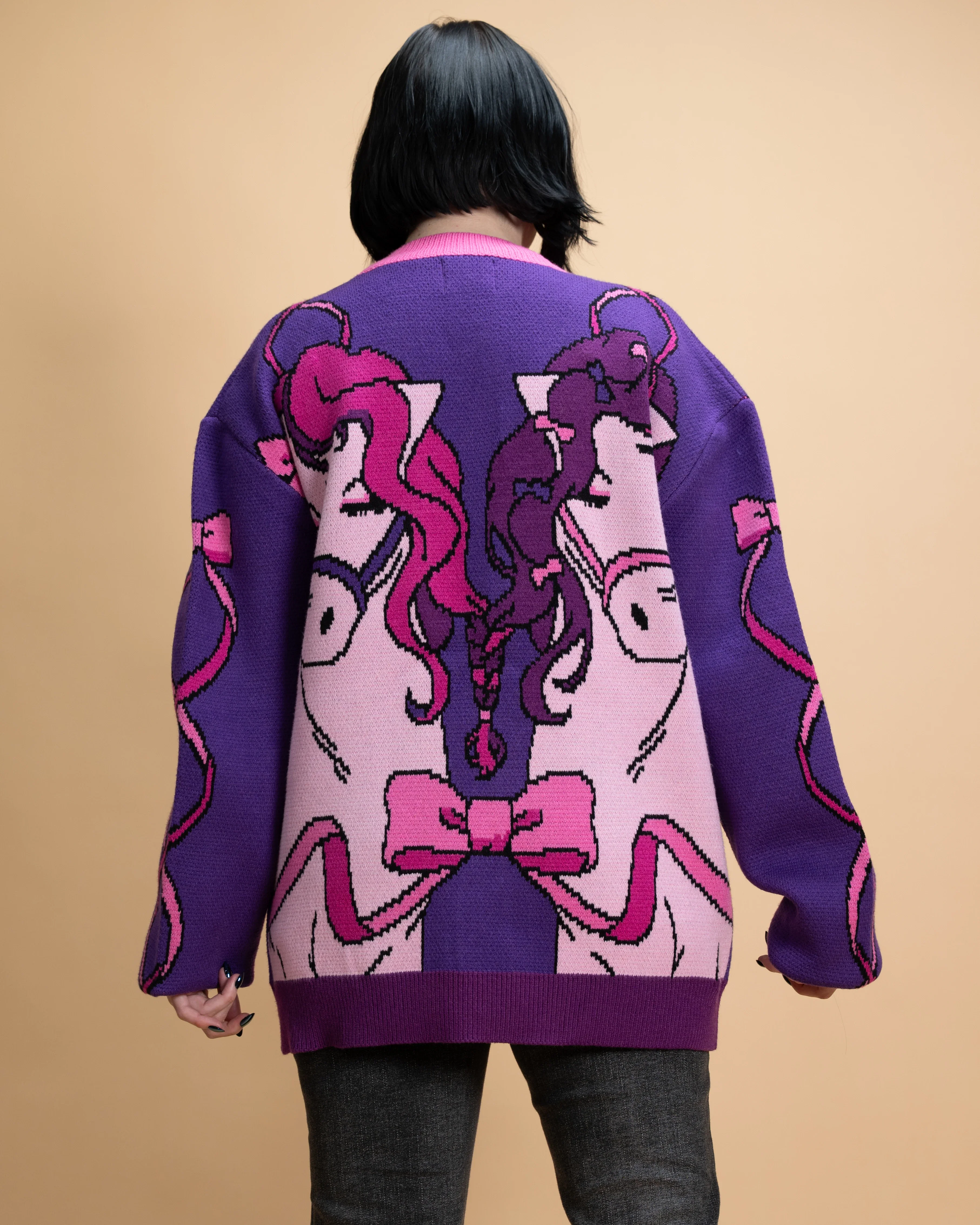 Ribbon Horse Cardigan - Image 7