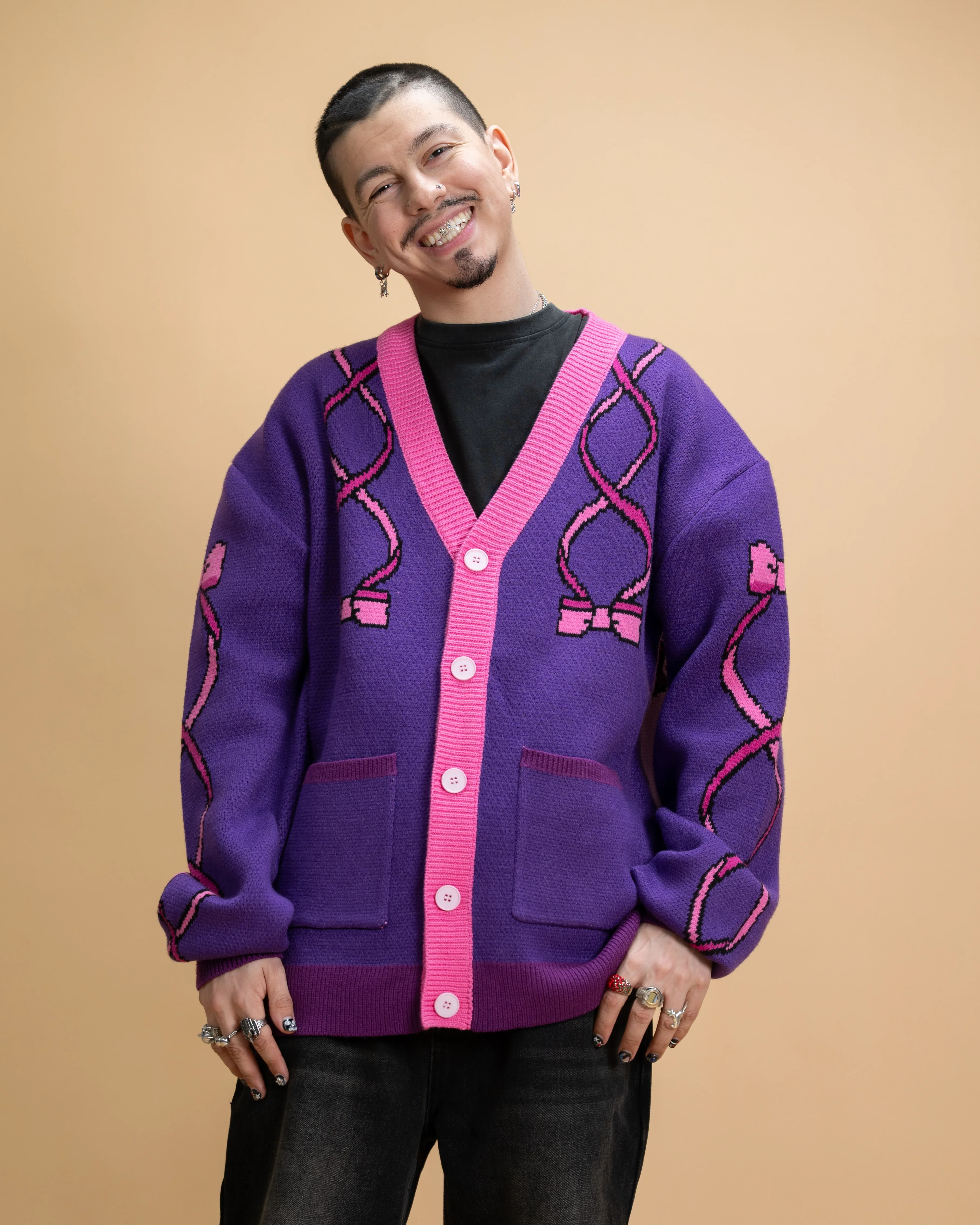 Ribbon Horse Cardigan - Image 9