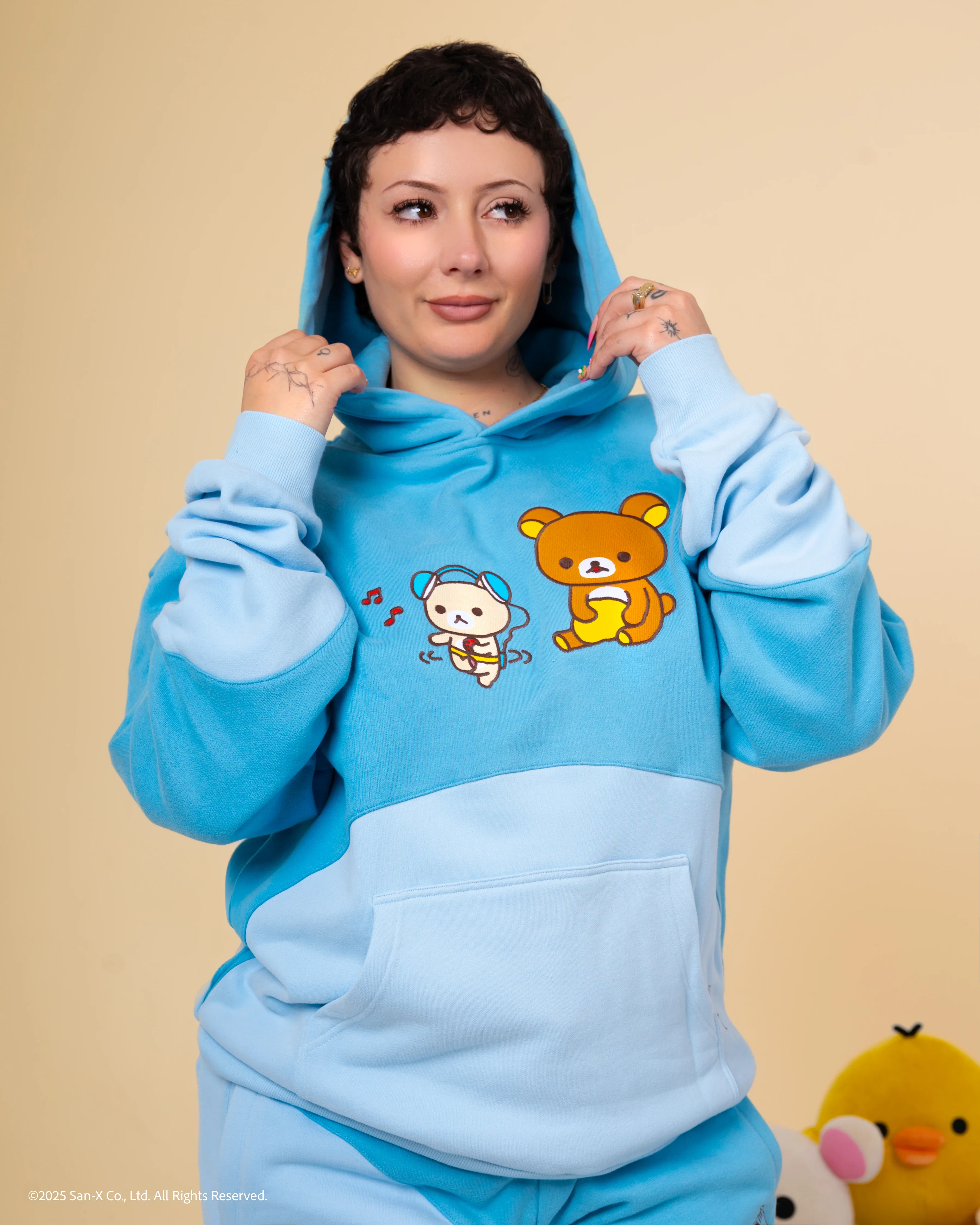 Rilakkuma and Korilakkuma Hoodie - Image 4