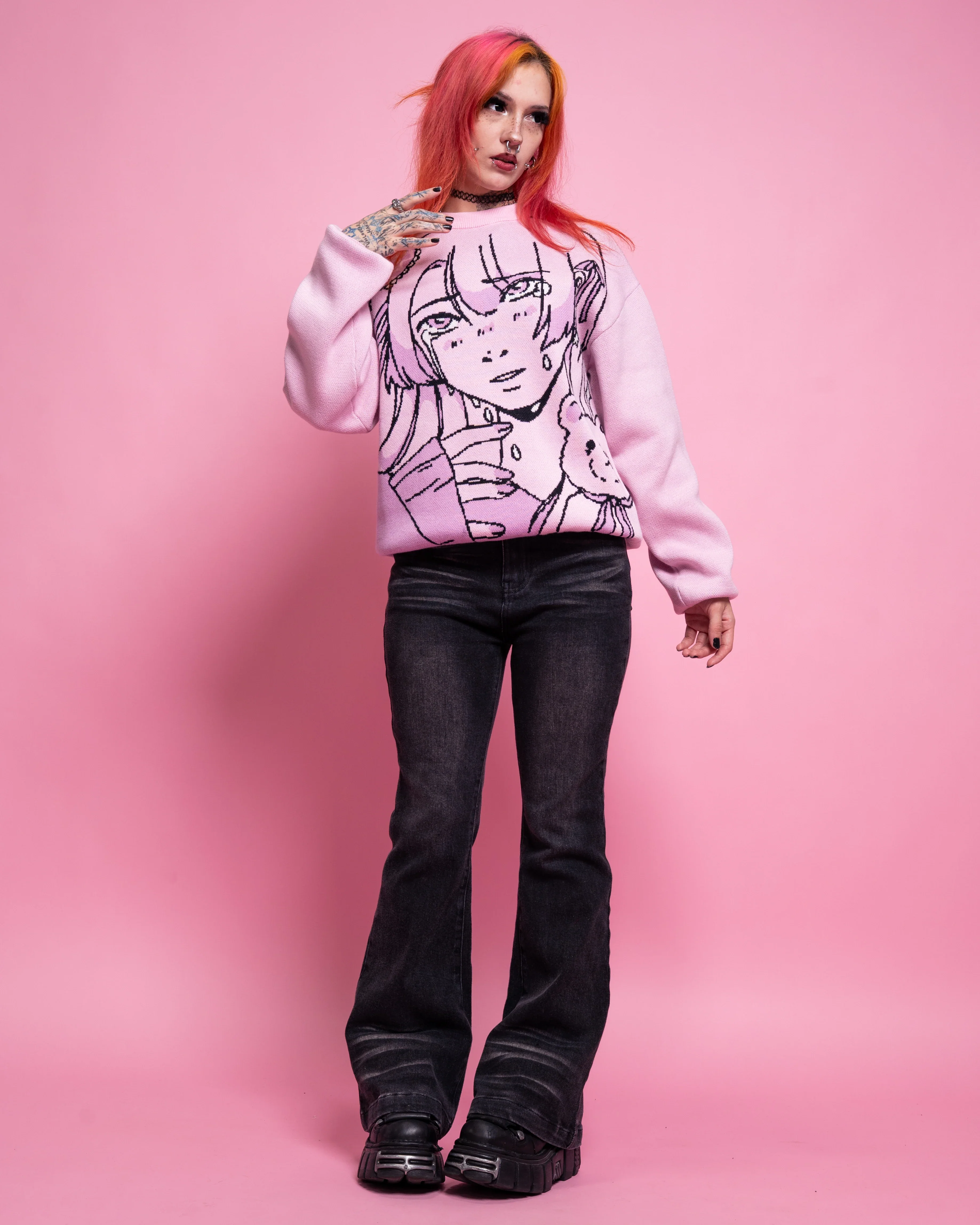 Sad Girl Sweater - Image 3