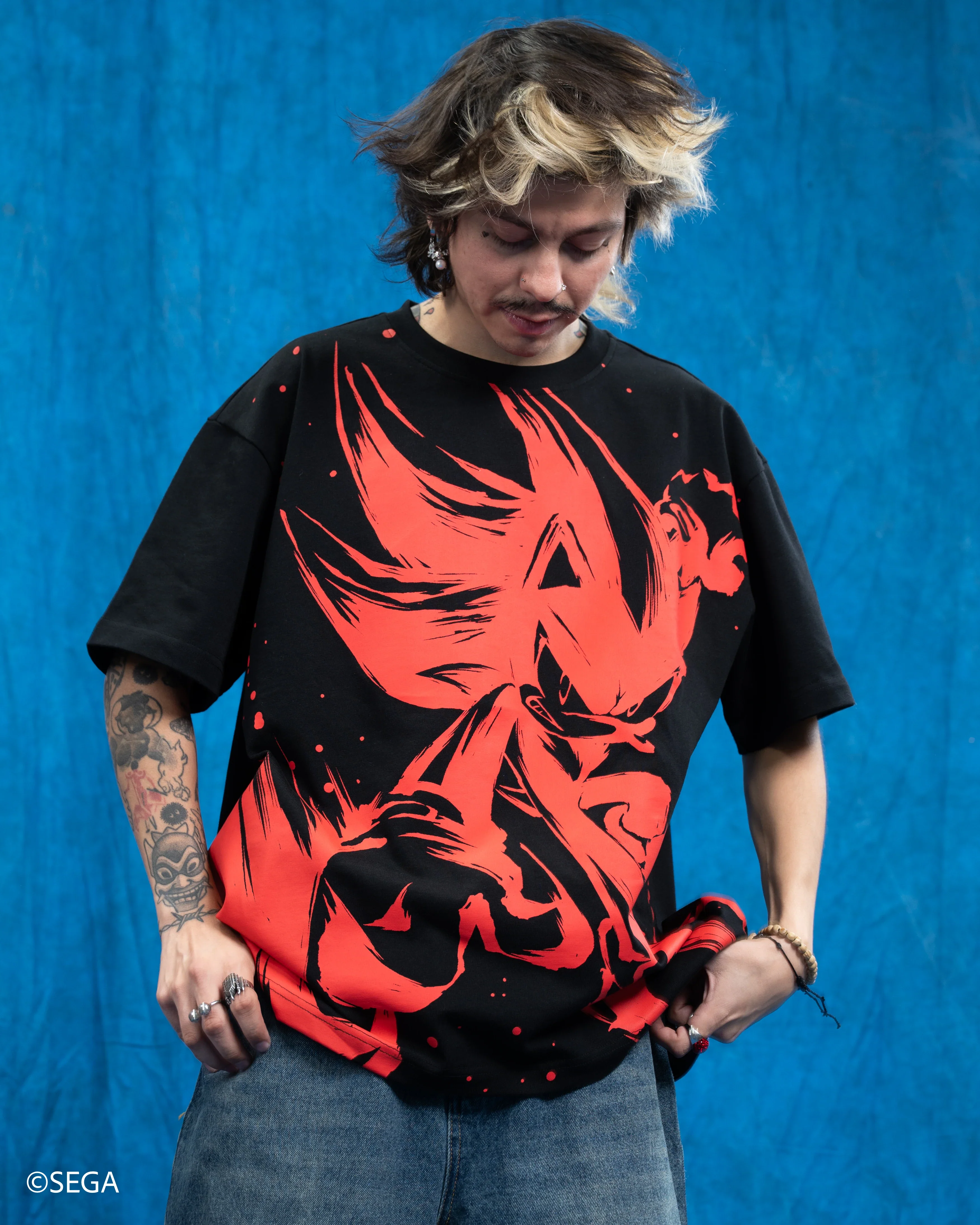 Shadow Front Print Tee - Image 7