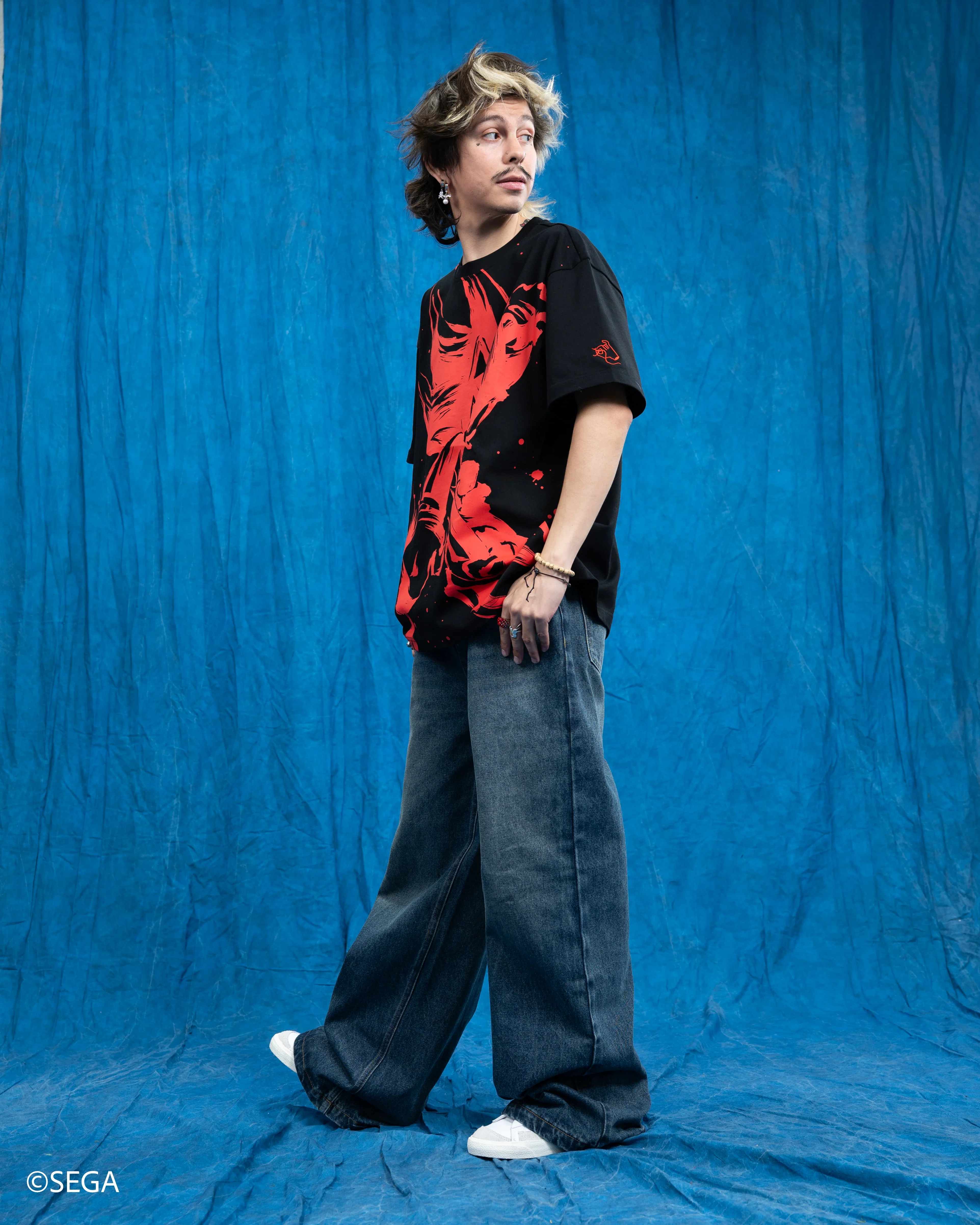 Shadow Front Print Tee - Image 9