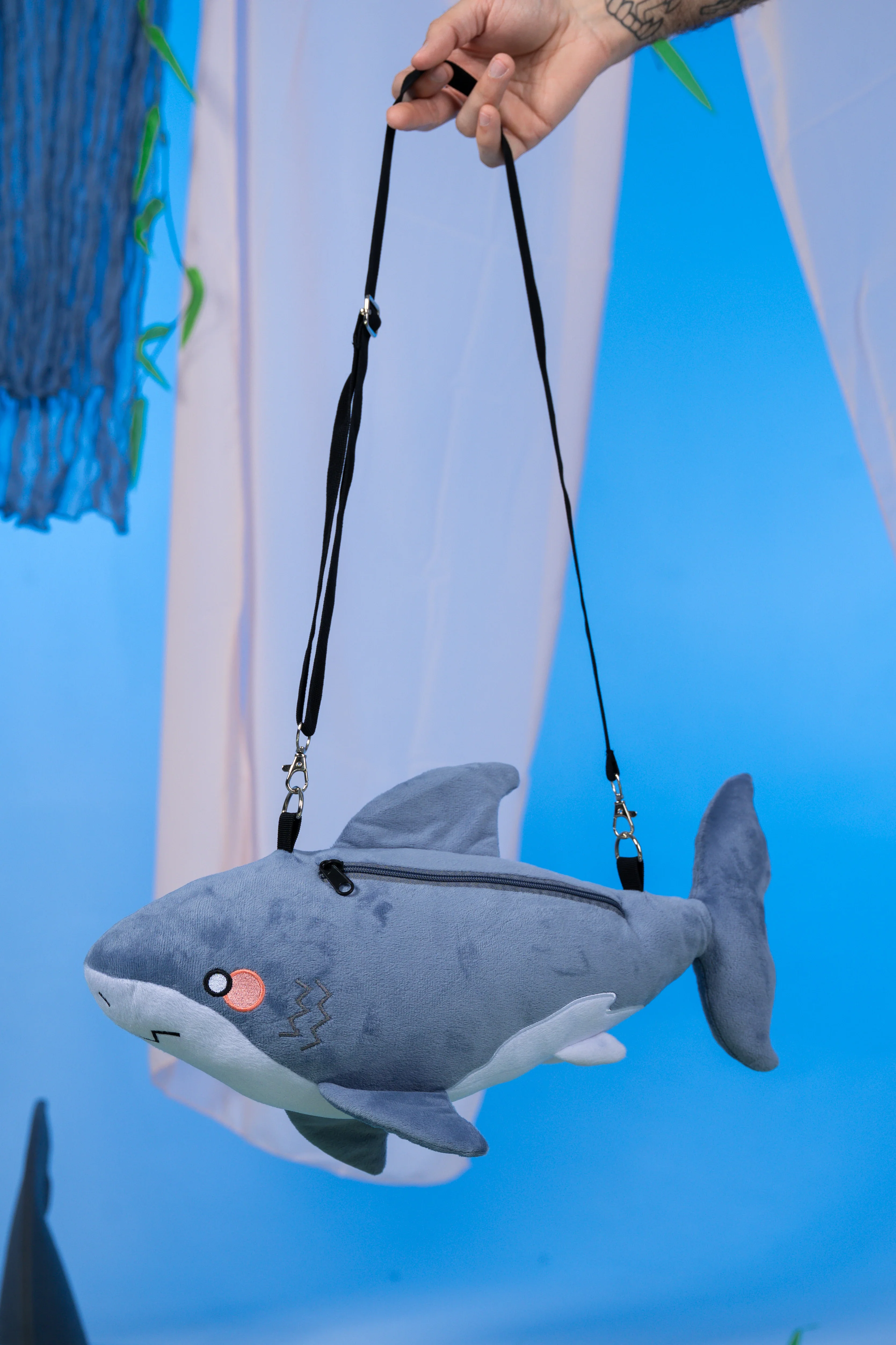 Shark Plush Bag - Image 3