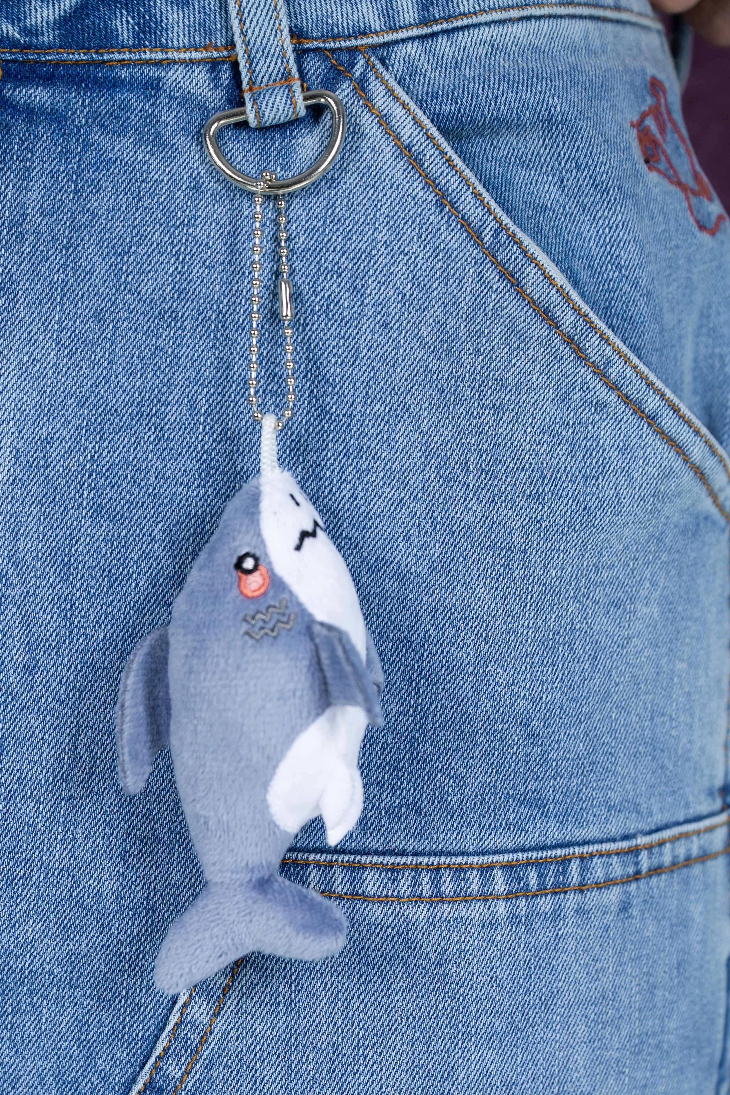 Shark Plushie Keychain - Image 3