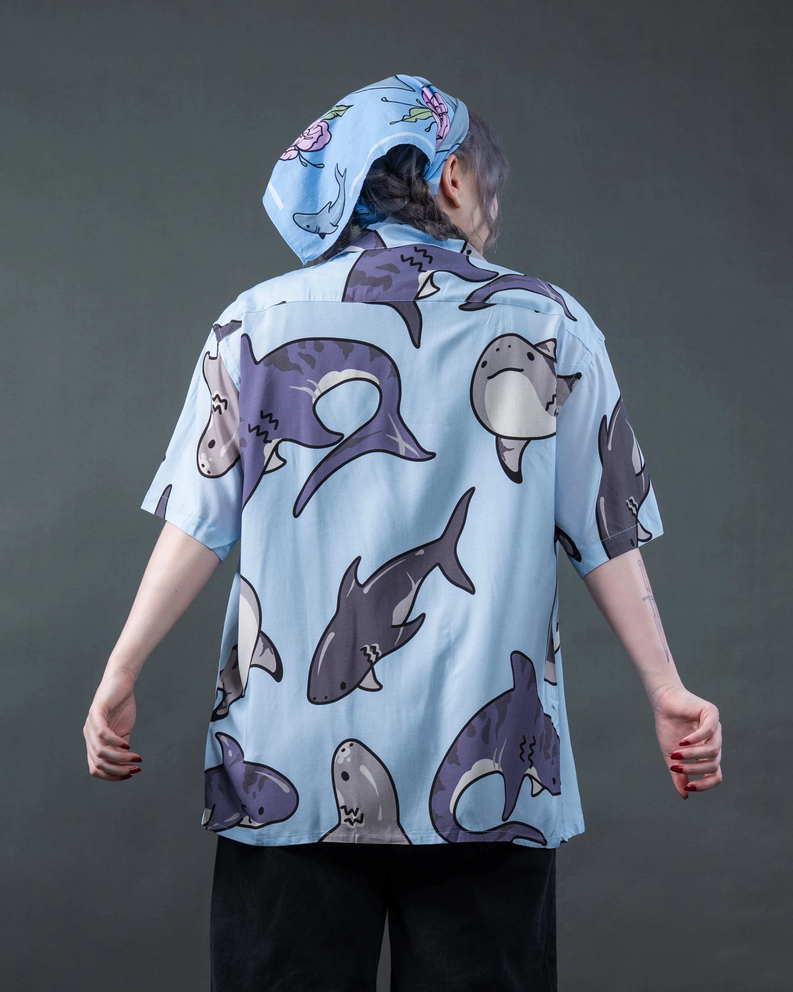 Shark Week Button Up - Image 5