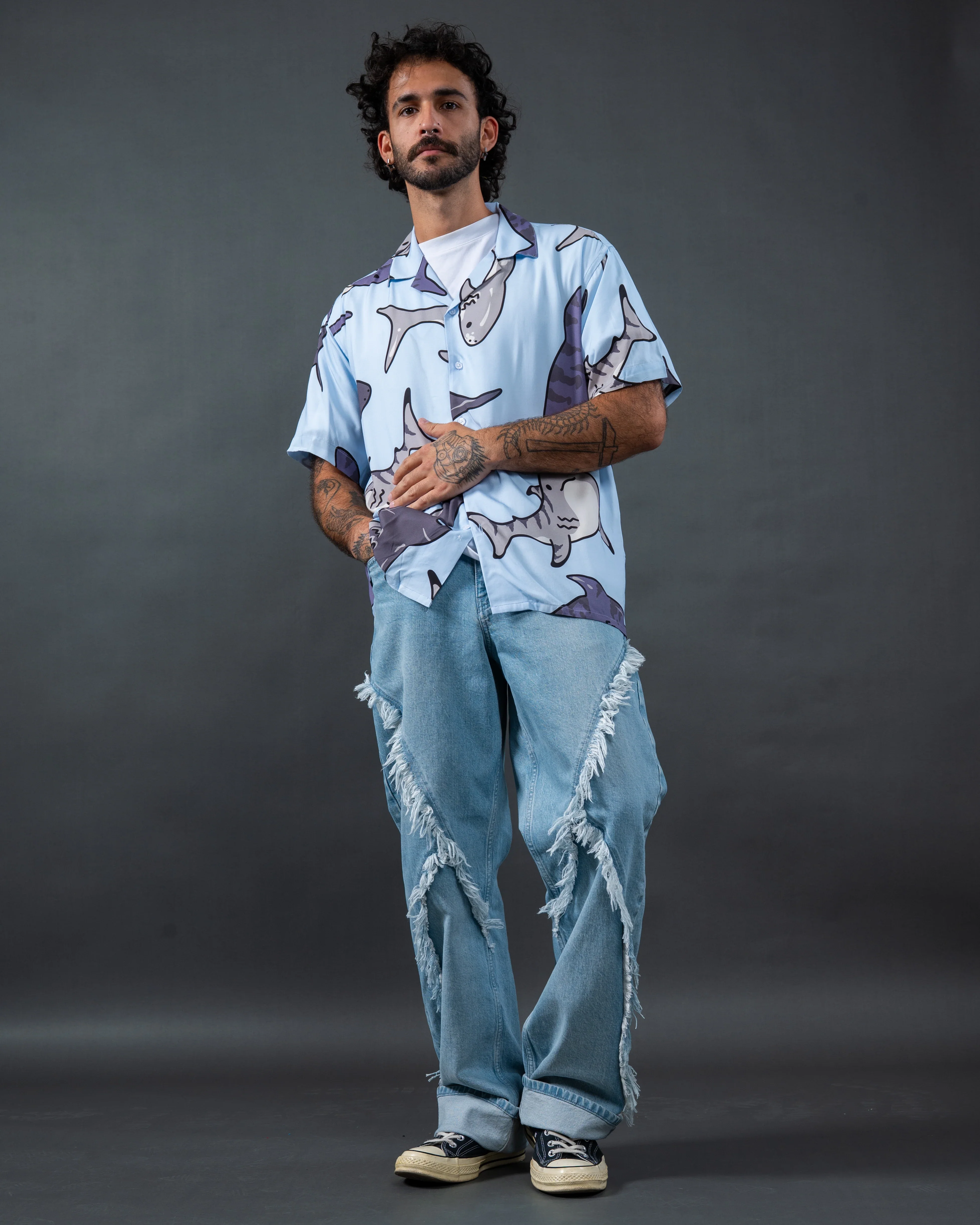 Shark Week Button Up - Image 6