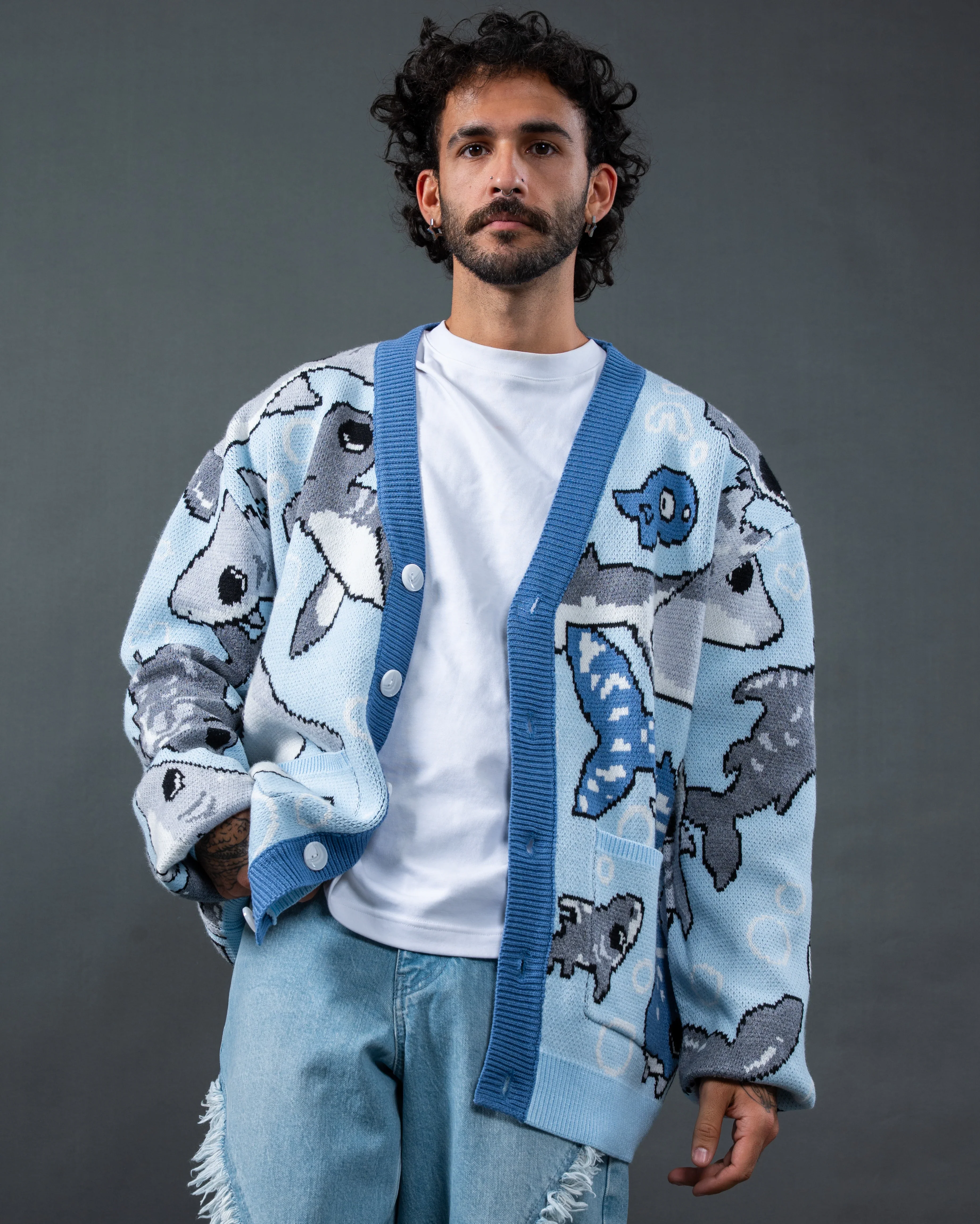 Shark Week Cardigan - Image 6