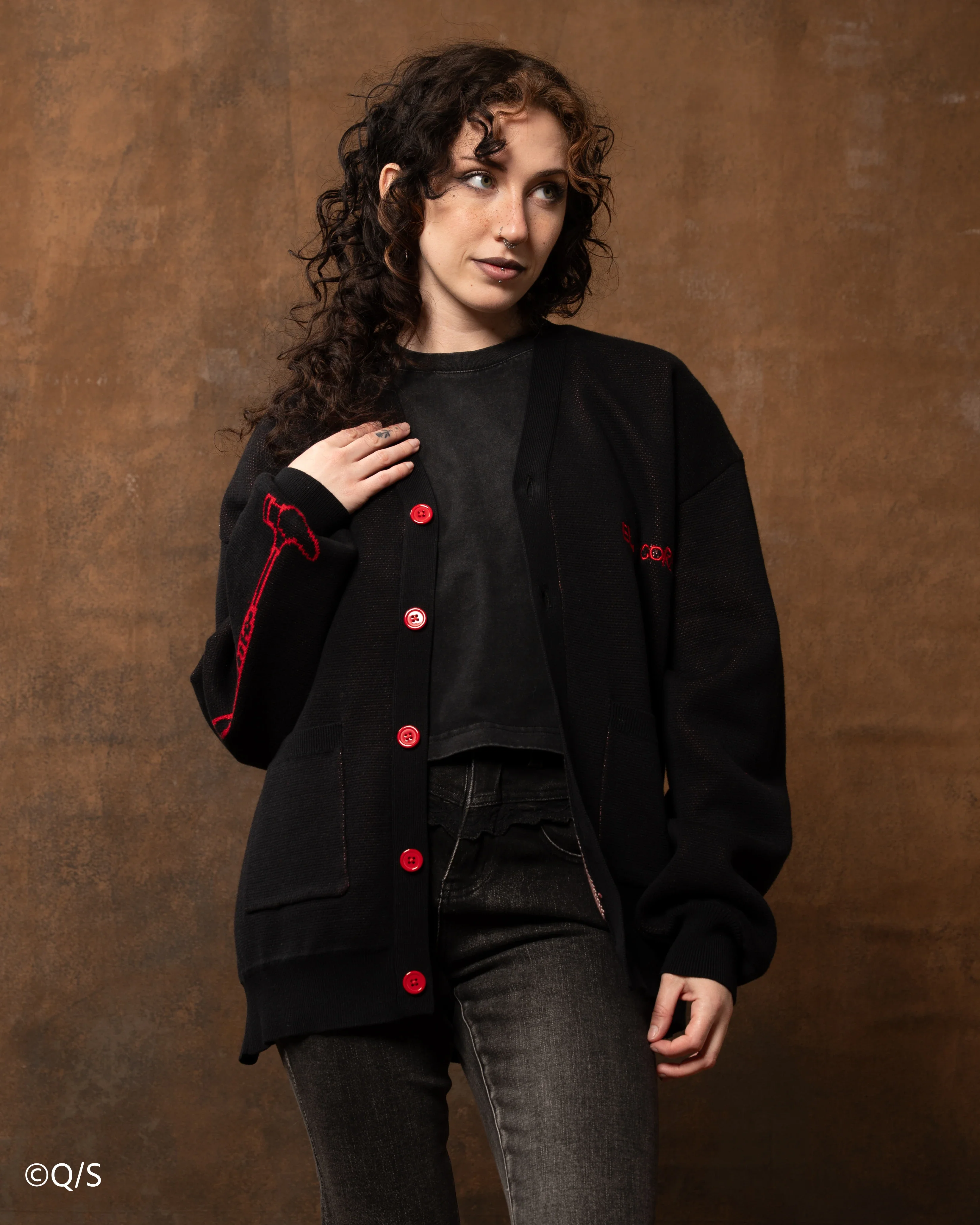 Shin Mask Cardigan - Image 10