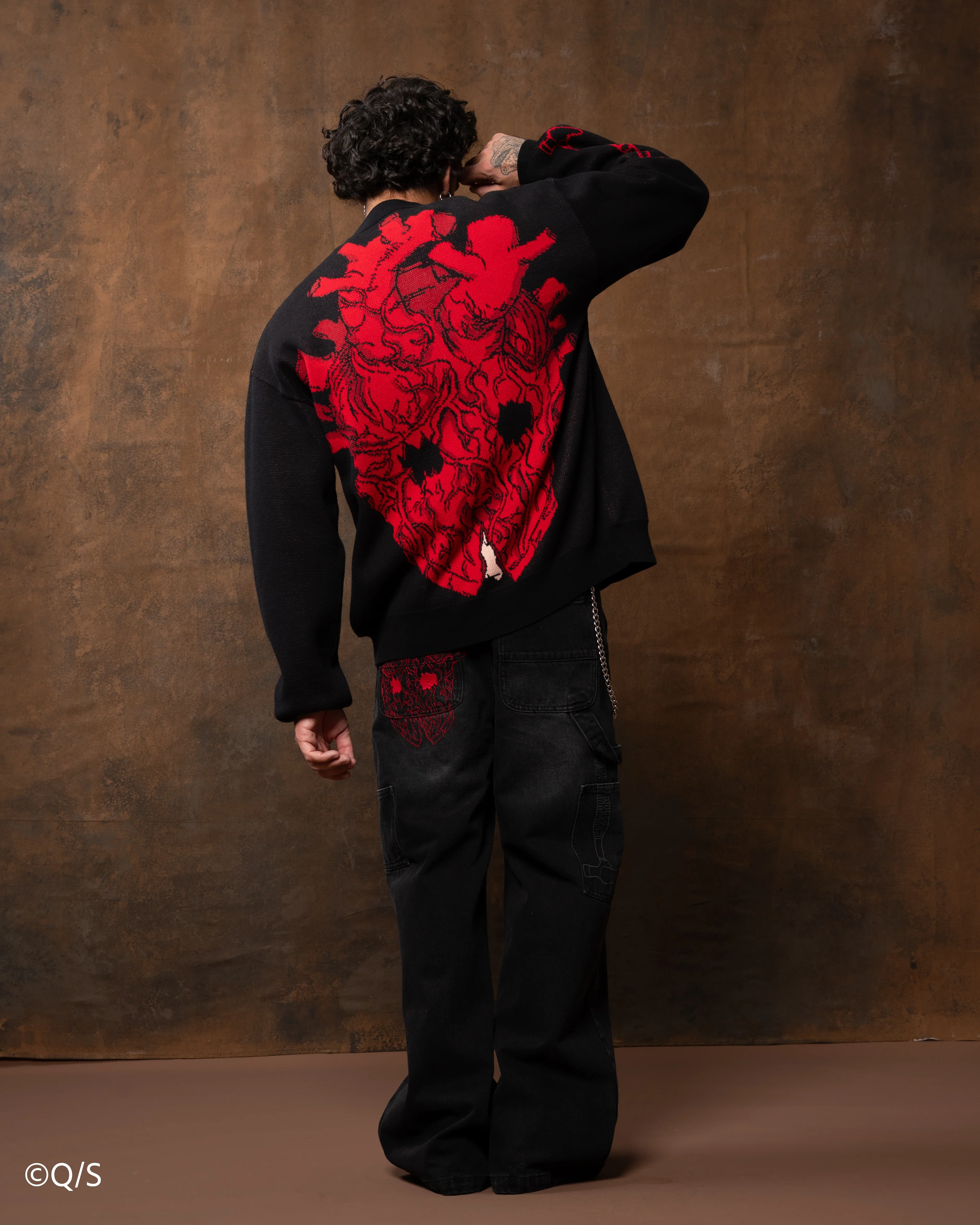 Shin Mask Cardigan - Image 11