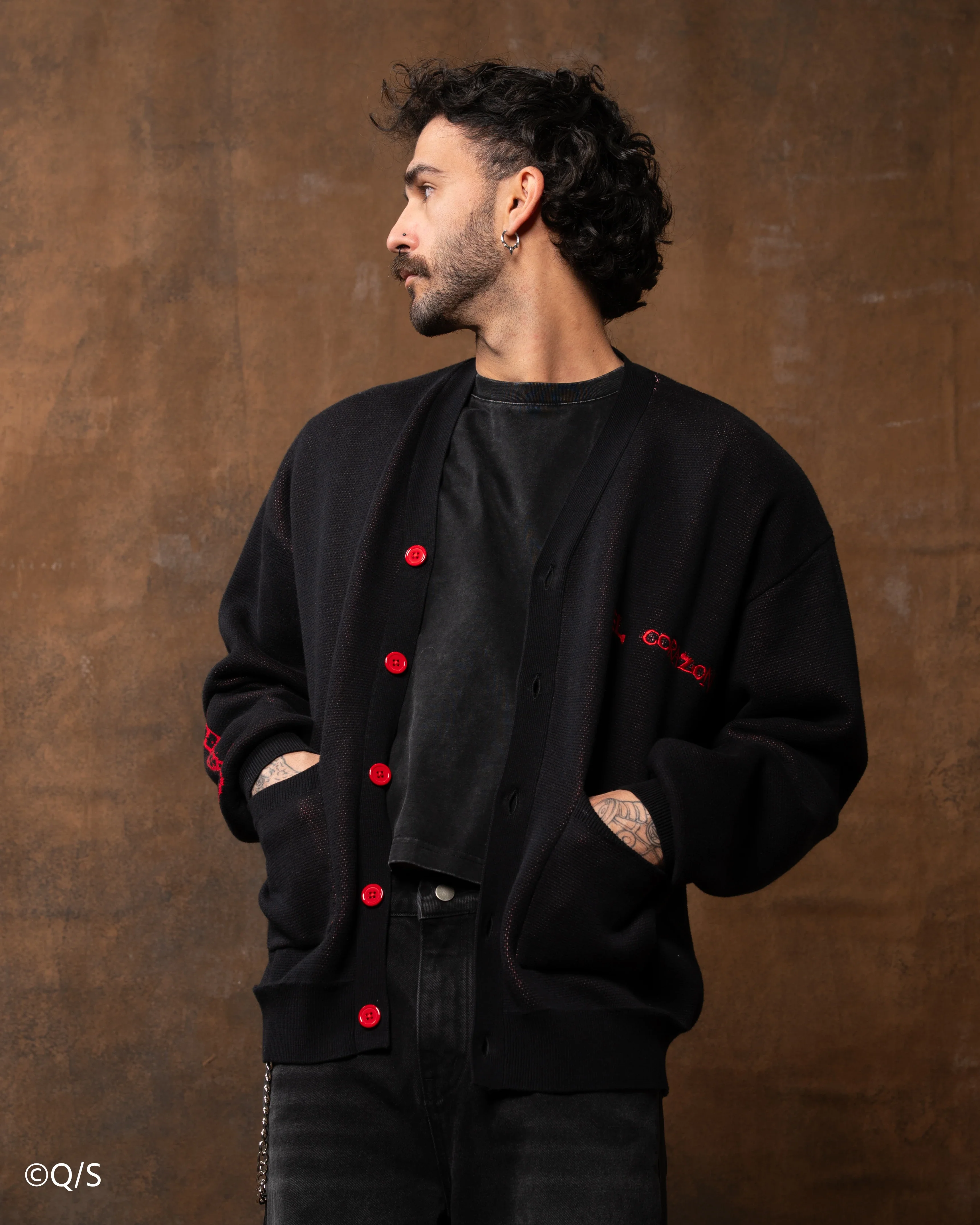 Shin Mask Cardigan - Image 12