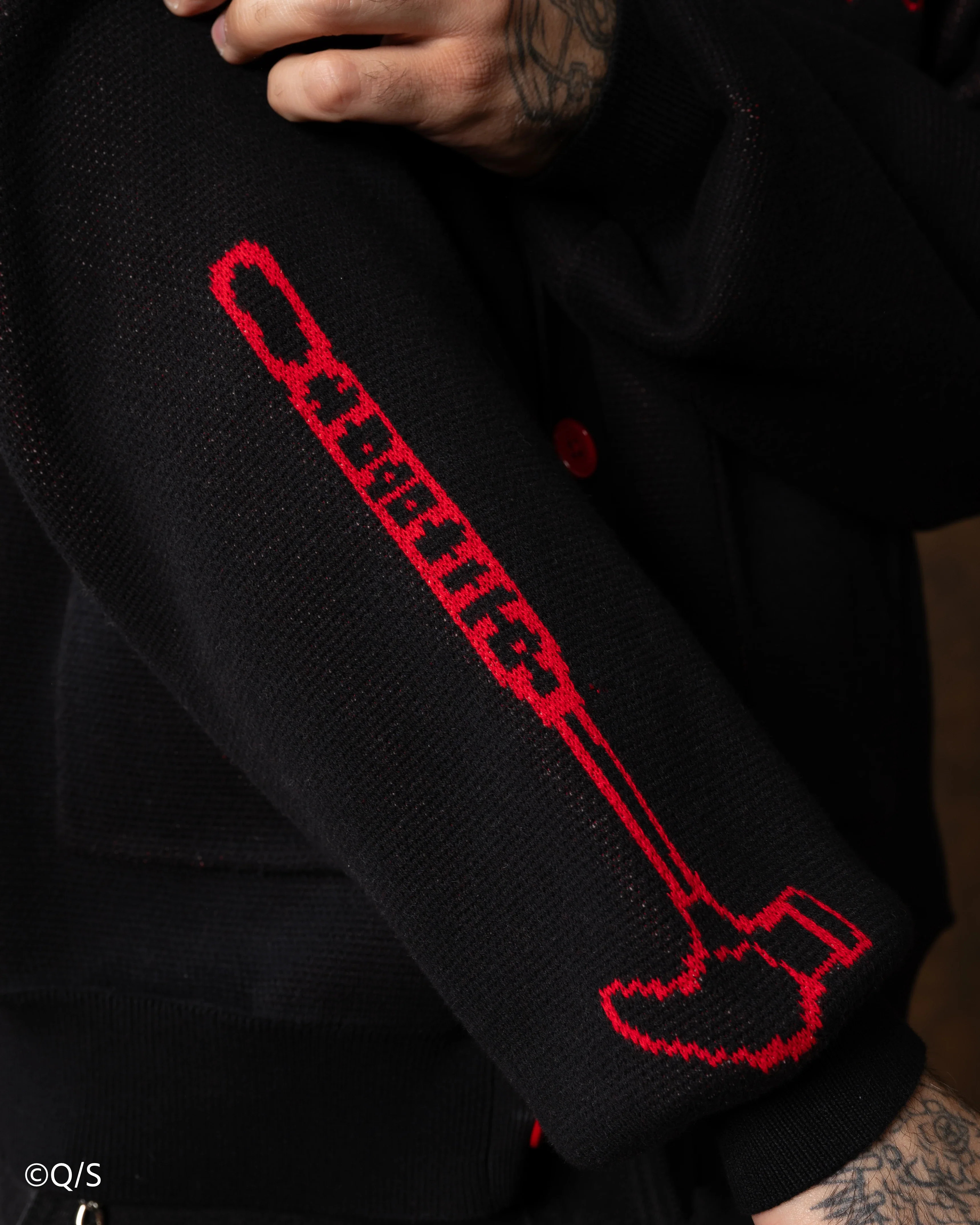 Shin Mask Cardigan - Image 15